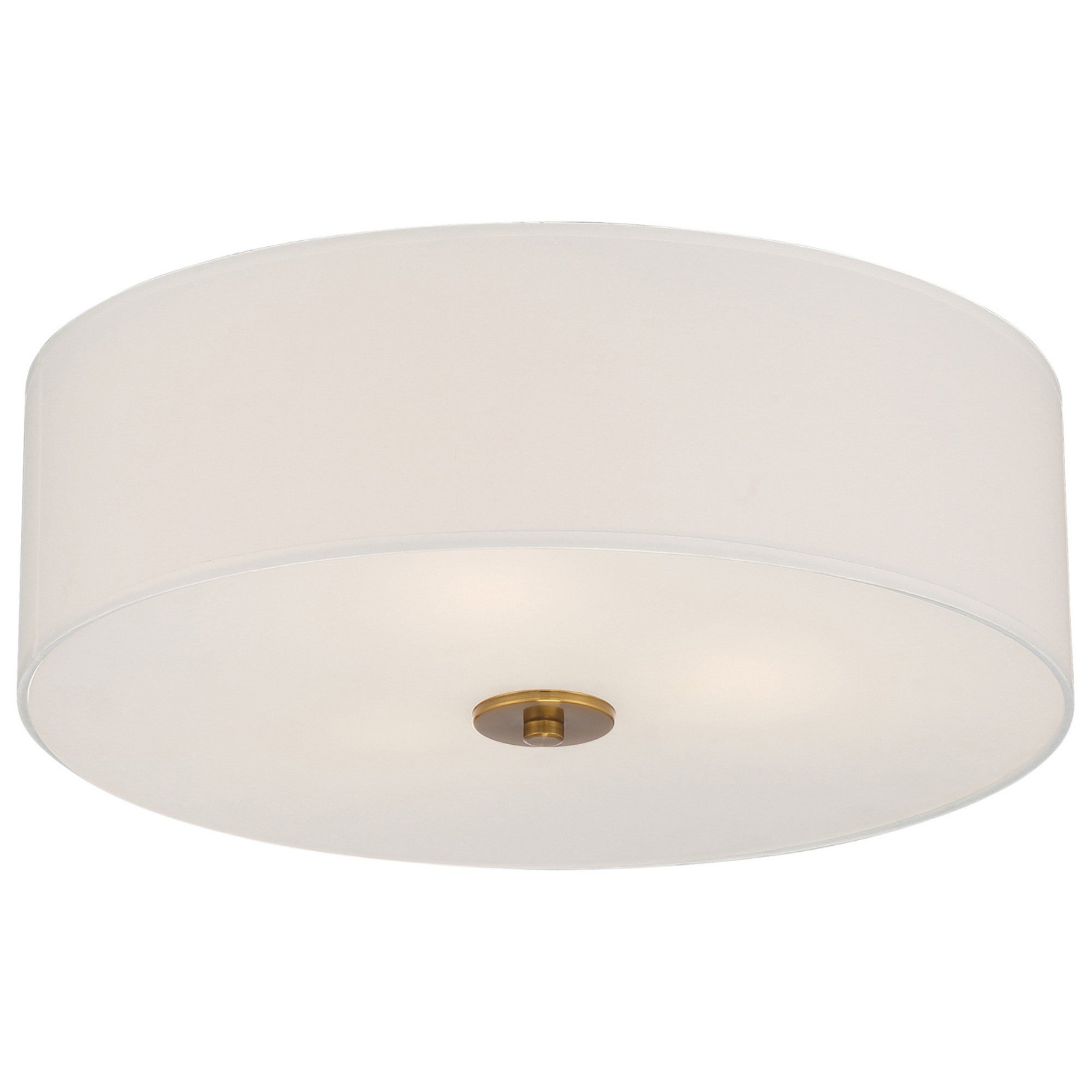 Mid Town 18" LED Flush Mount, Brushed Steel Finish - Bees Lighting