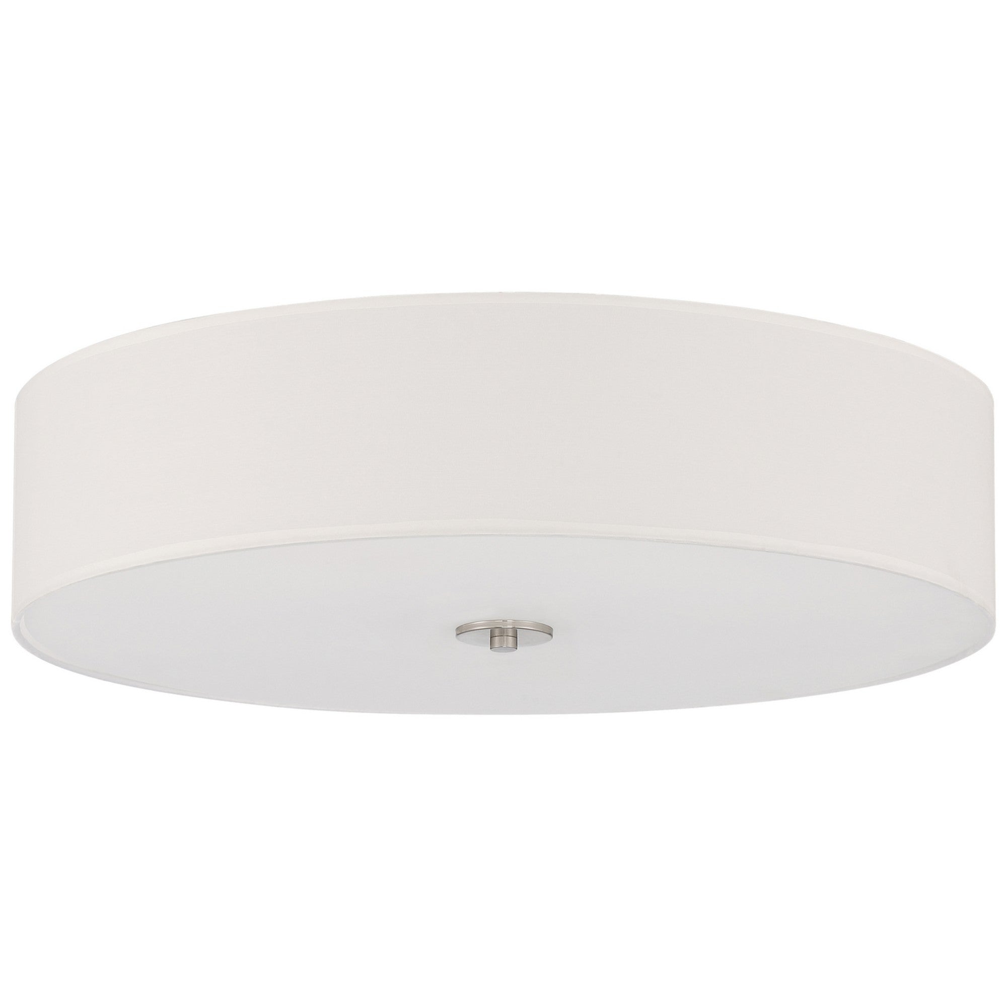 Mid Town 24" LED Flush Mount, Brushed Steel Finish
