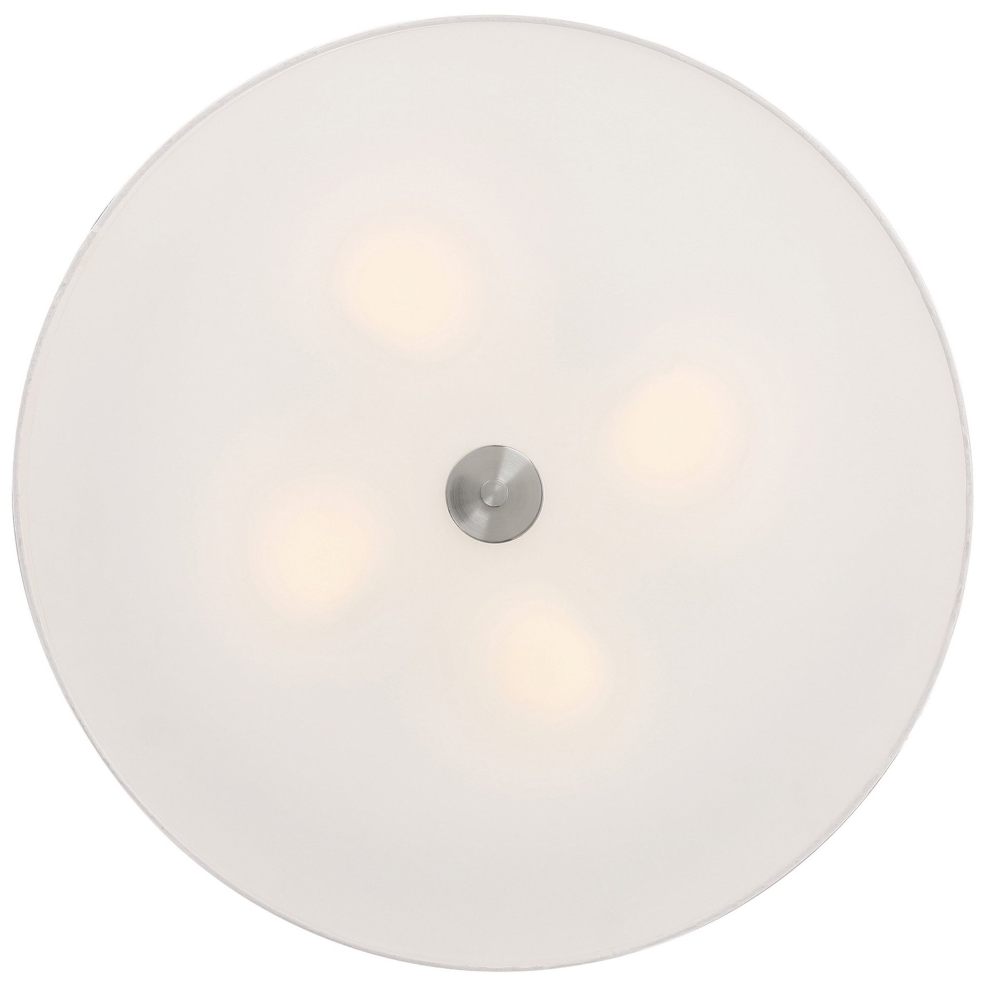 Mid Town 24" LED Flush Mount, Brushed Steel Finish - Bees Lighting