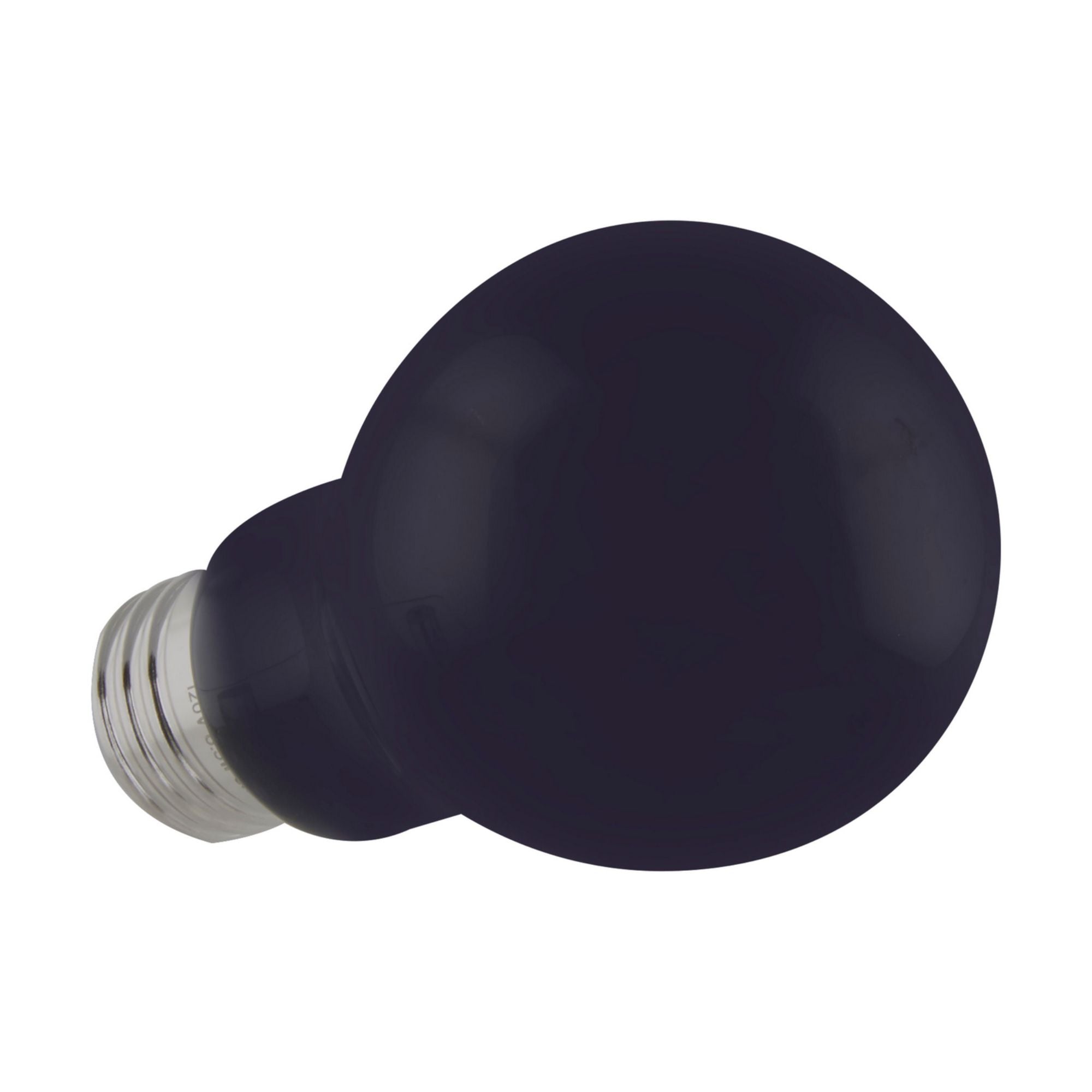 A19 LED Bulb, 8 Watts, E26 Medium Base, Black Finish, 120V
