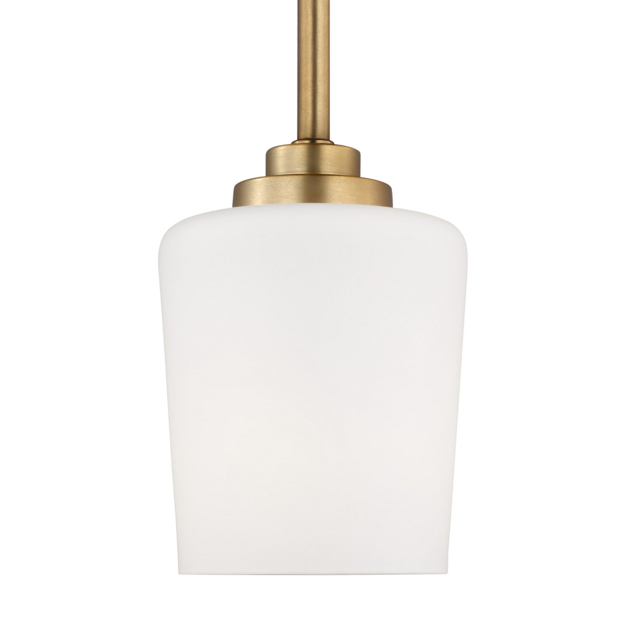 Windom 4" Mini Pendant, Satin Brass Finish - Bees Lighting