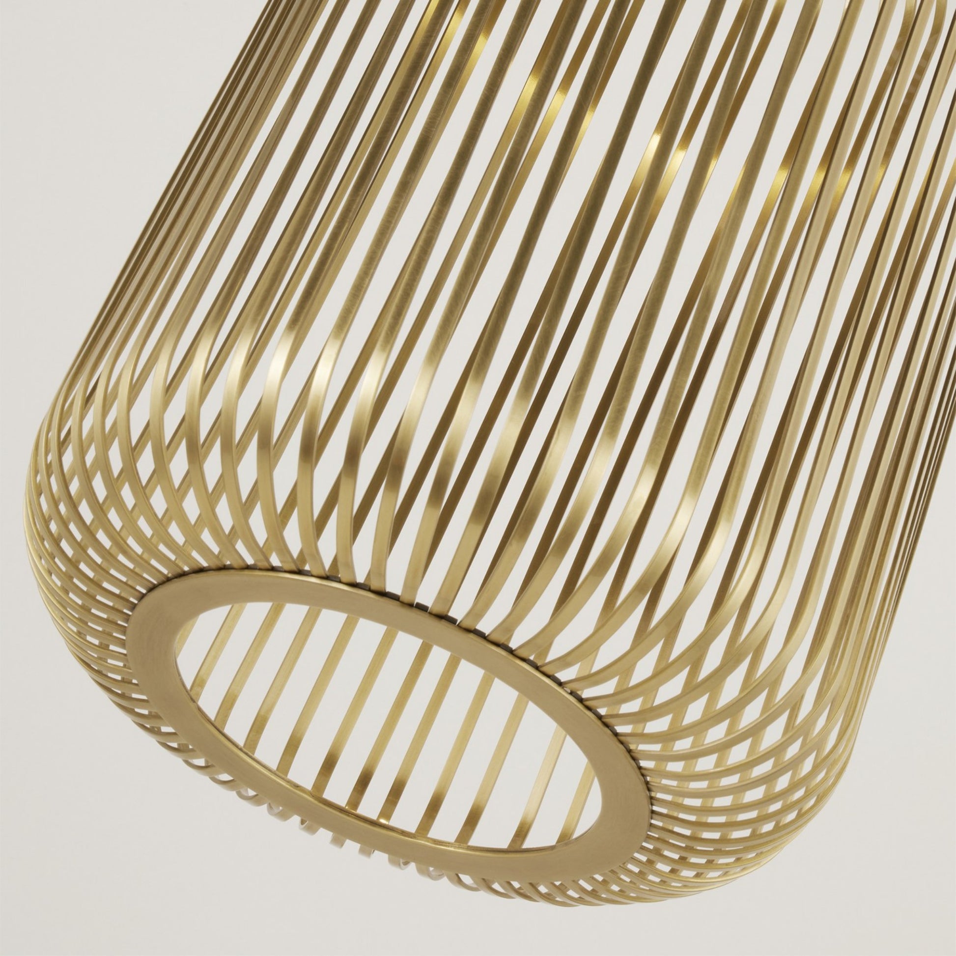 Kai 12" LED Pendant, Plated Brass Finish - Bees Lighting