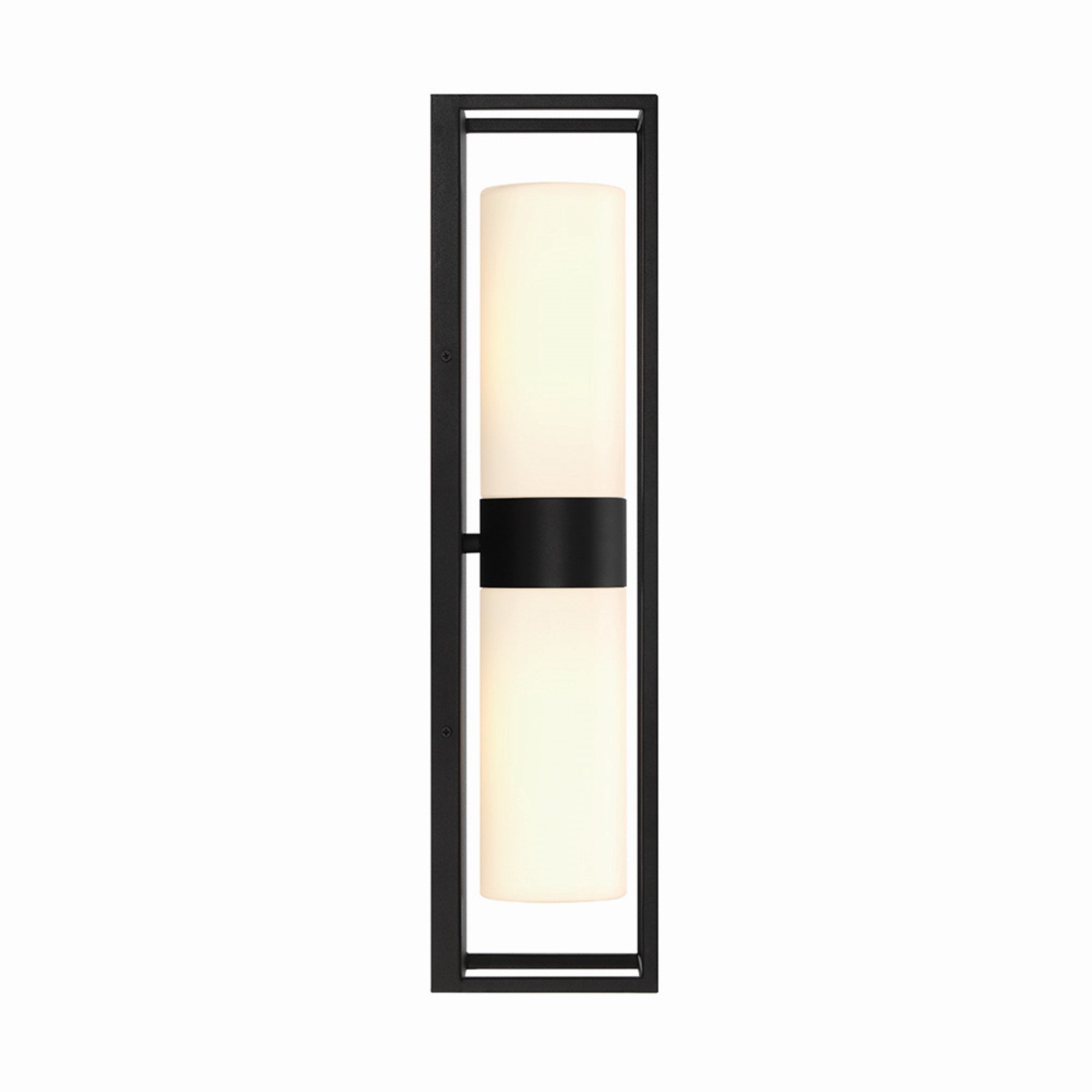 Ren 2-Light 23" Outdoor Wall Sconce, Black Finish - Bees Lighting
