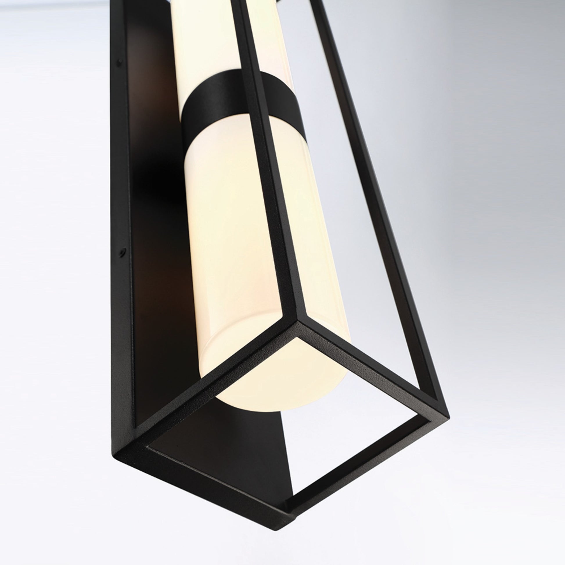 Ren 2-Light 23" Outdoor Wall Sconce, Black Finish - Bees Lighting