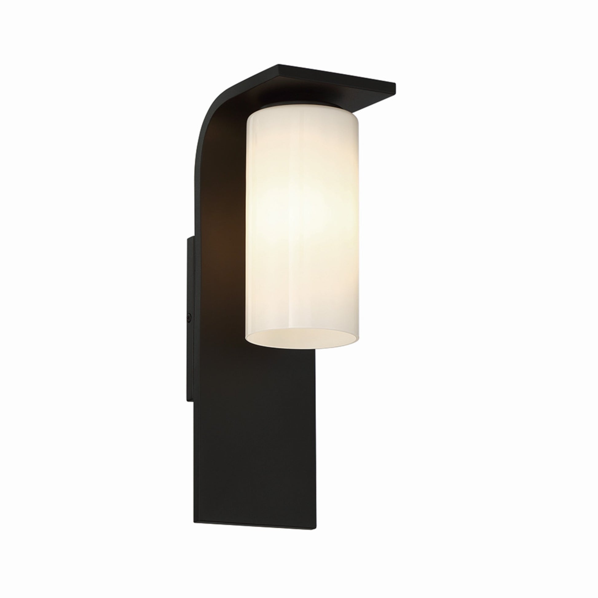 Colonne 20" Outdoor Wall Sconce, Black Finish - Bees Lighting