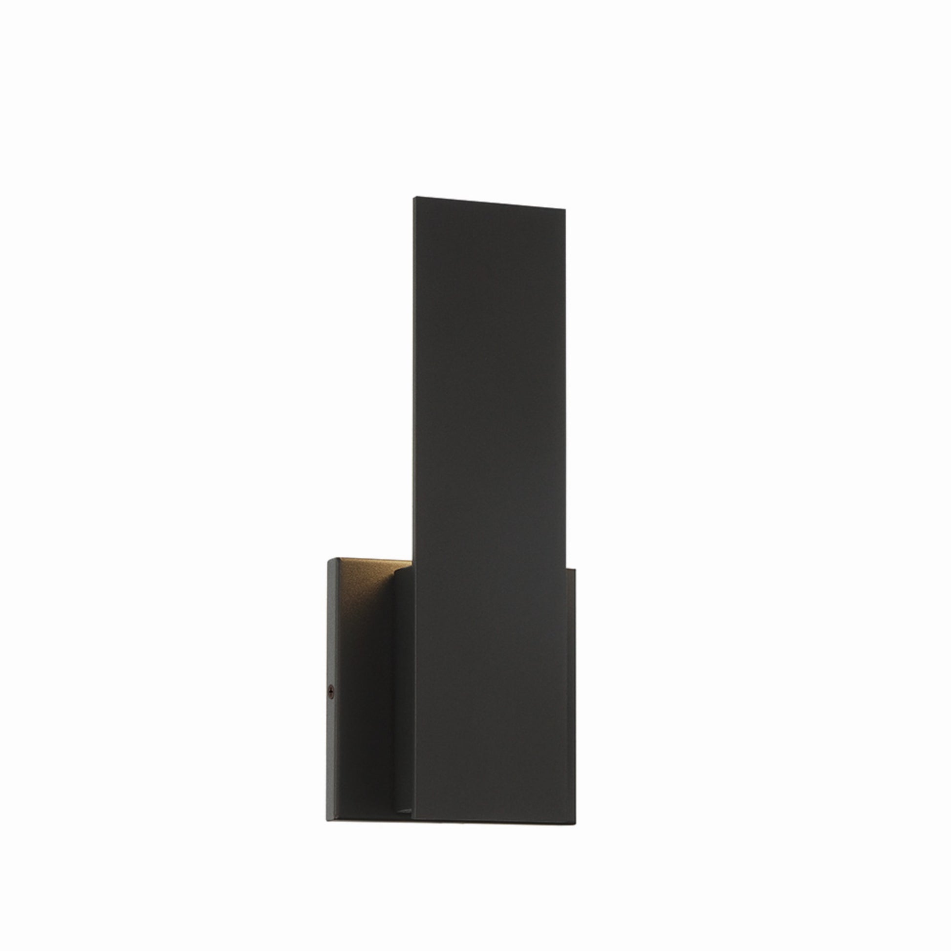 Annette 12" LED Outdoor Wall Sconce, Black Finish - Bees Lighting