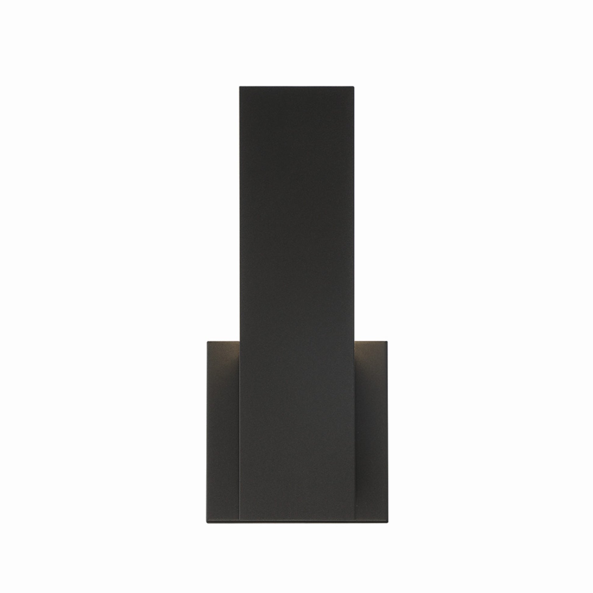 Annette 12" LED Outdoor Wall Sconce, Black Finish - Bees Lighting