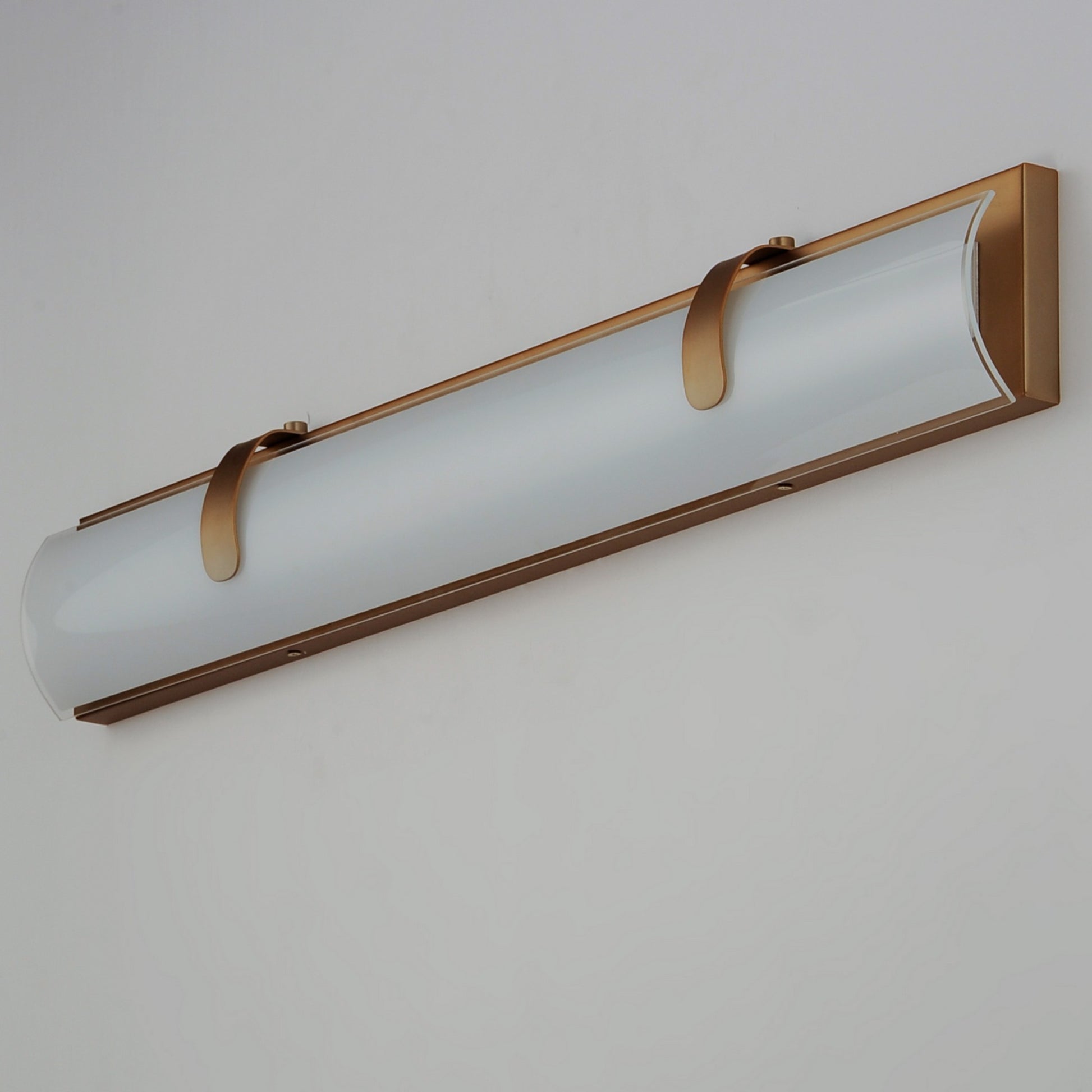 Clutch 30" LED Bath Vanity, Gold Finish - Bees Lighting