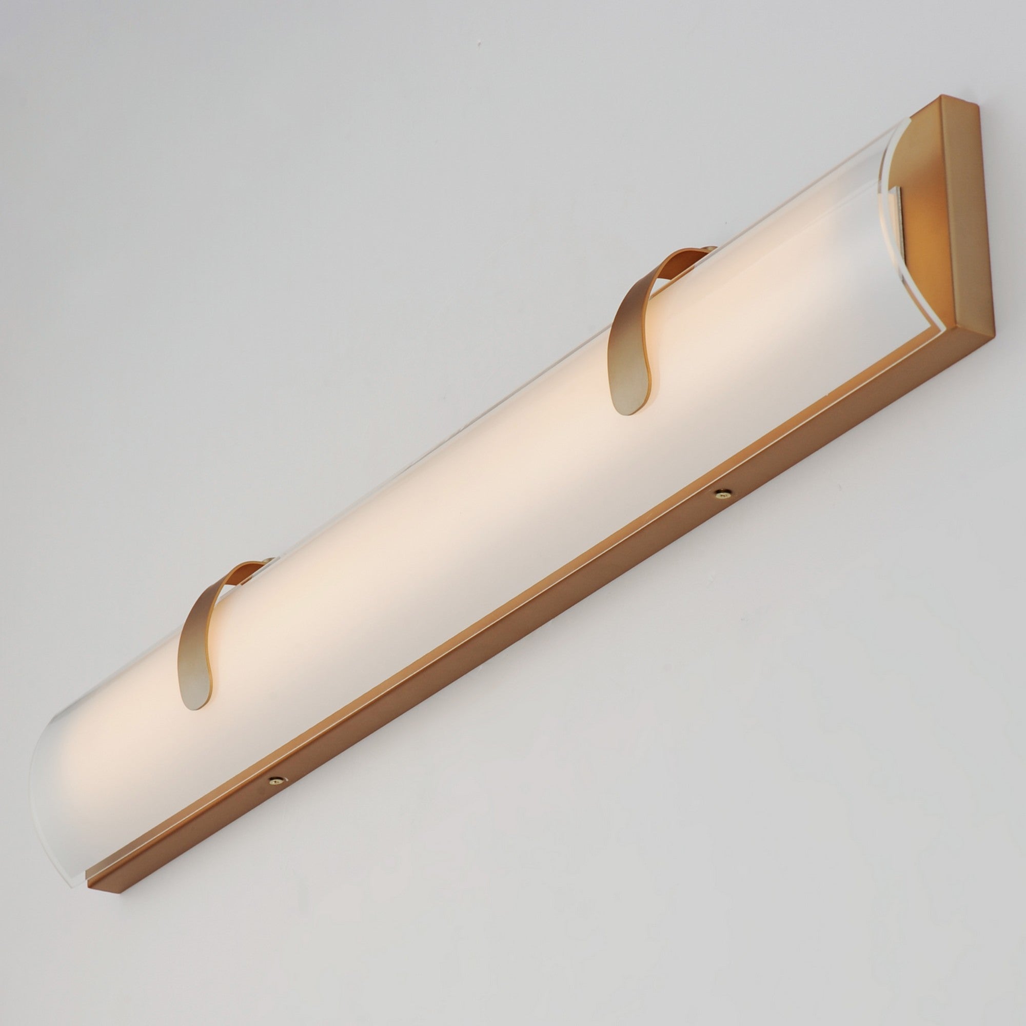 Clutch 30" LED Bath Vanity, Gold Finish - Bees Lighting