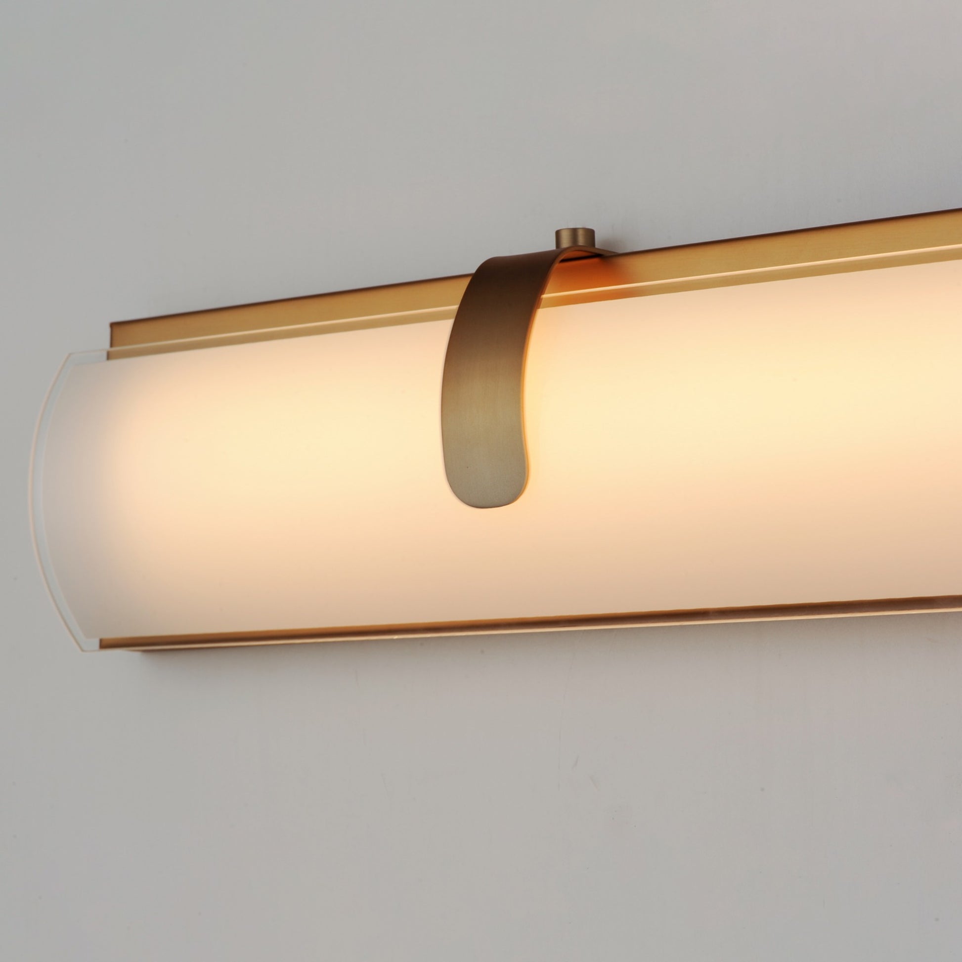 Clutch 30" LED Bath Vanity, Gold Finish - Bees Lighting