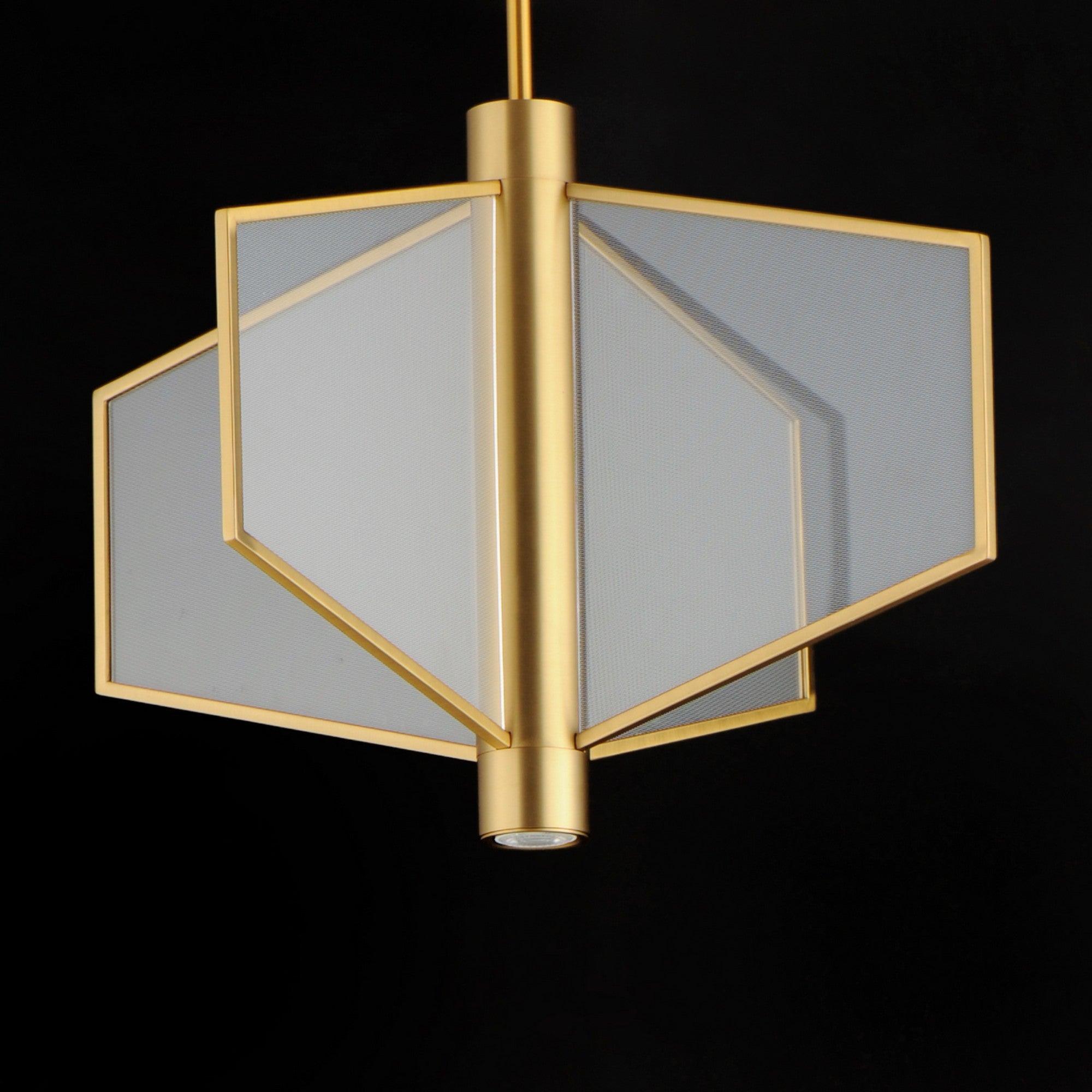 Telstar 26" Wide LED Pendant, Natural Aged Brass Finish - Bees Lighting