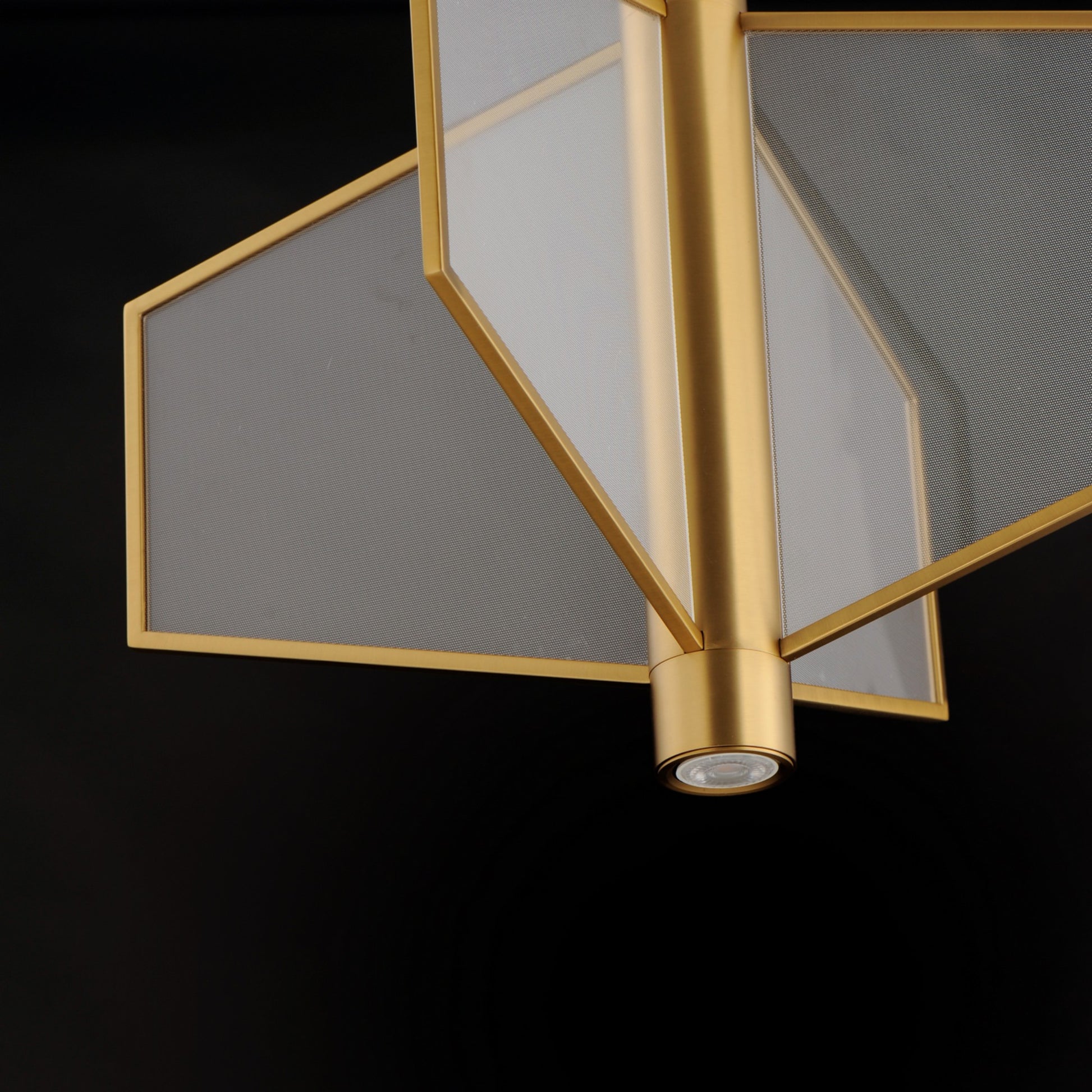 Telstar 26" Wide LED Pendant, Natural Aged Brass Finish - Bees Lighting