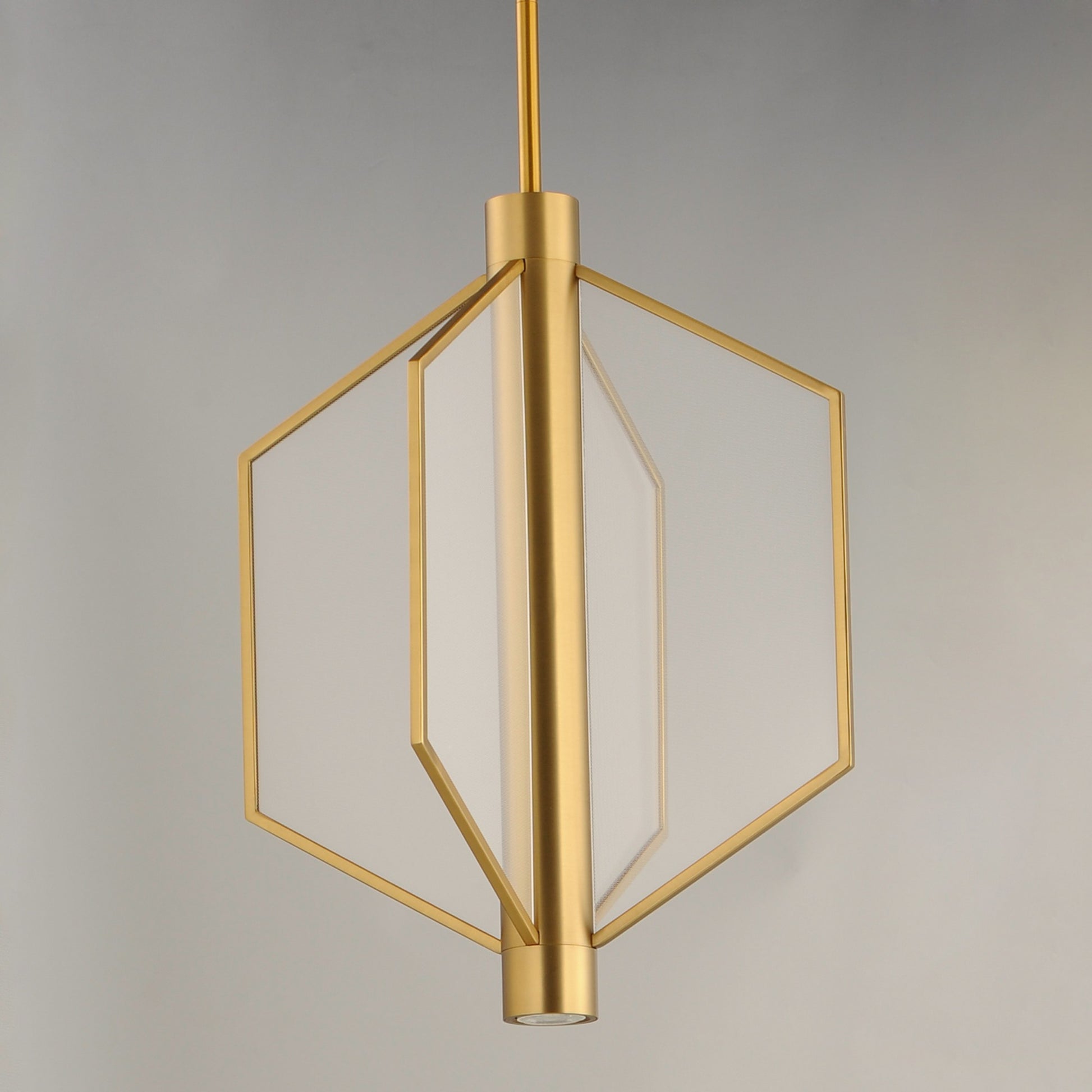 Telstar 24" Medium LED Pendant, Natural Aged Brass Finish - Bees Lighting