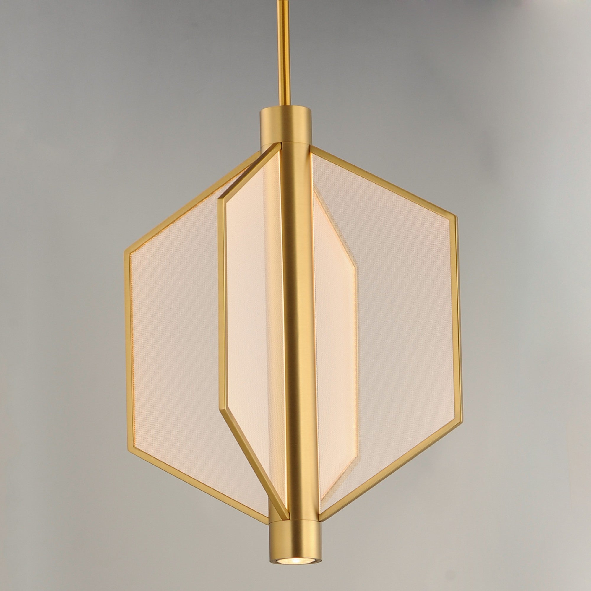 Telstar 24" Medium LED Pendant, Natural Aged Brass Finish - Bees Lighting