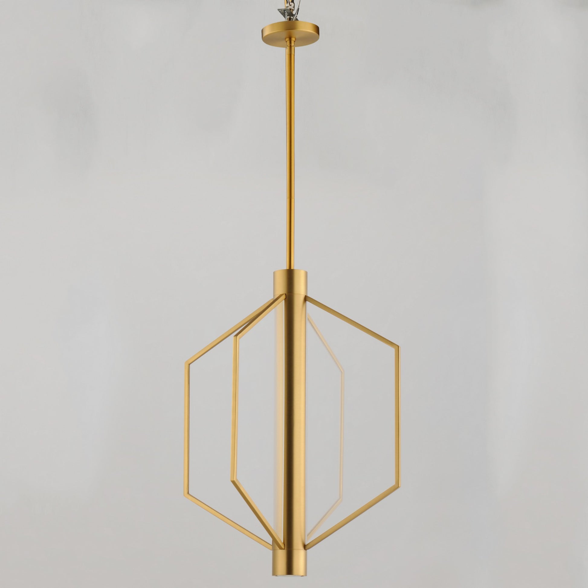 Telstar 24" Medium LED Pendant, Natural Aged Brass Finish - Bees Lighting