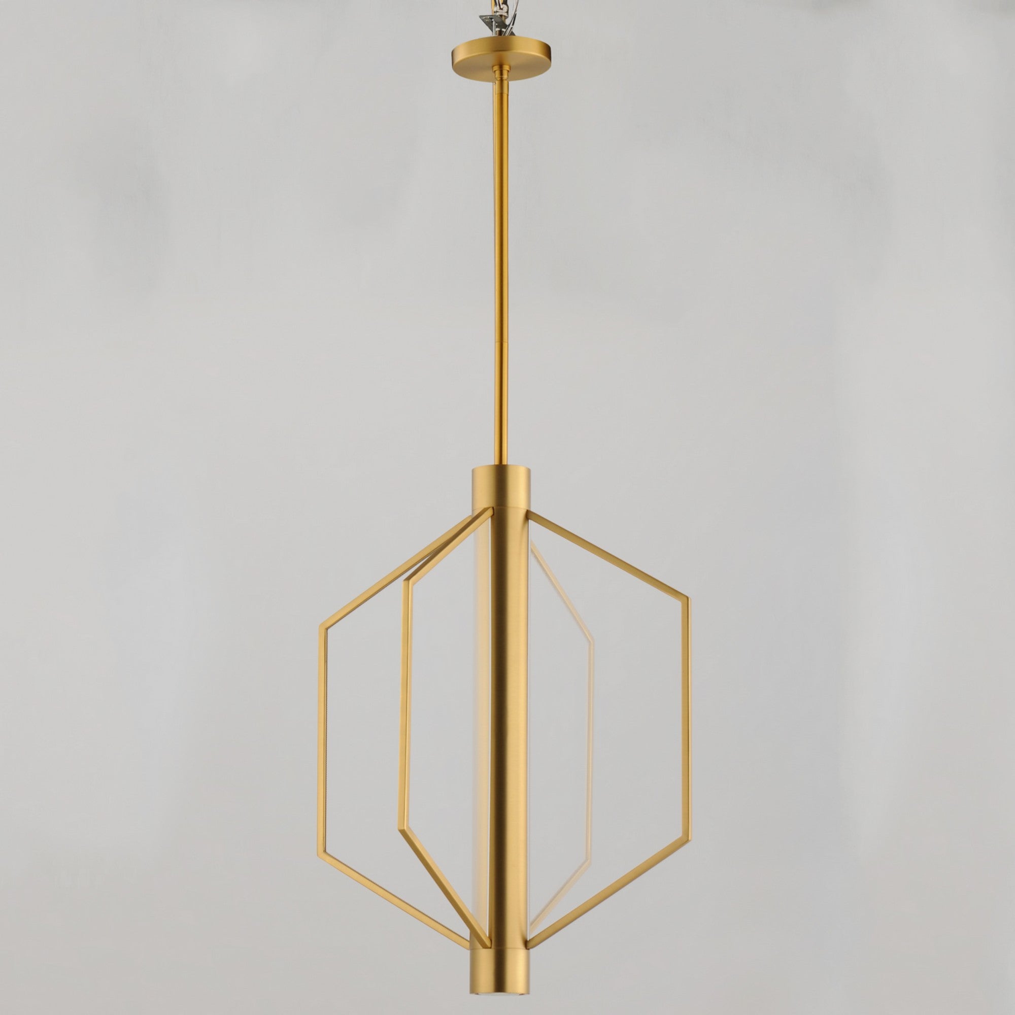 Telstar 24" Medium LED Pendant, Natural Aged Brass Finish - Bees Lighting