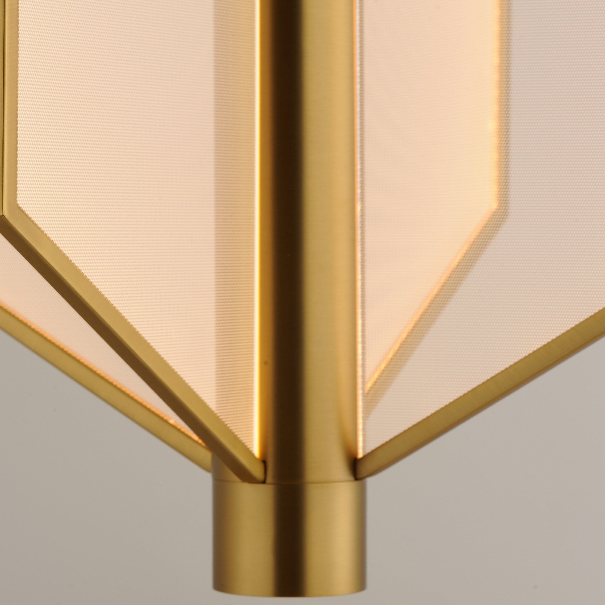 Telstar 24" Medium LED Pendant, Natural Aged Brass Finish - Bees Lighting