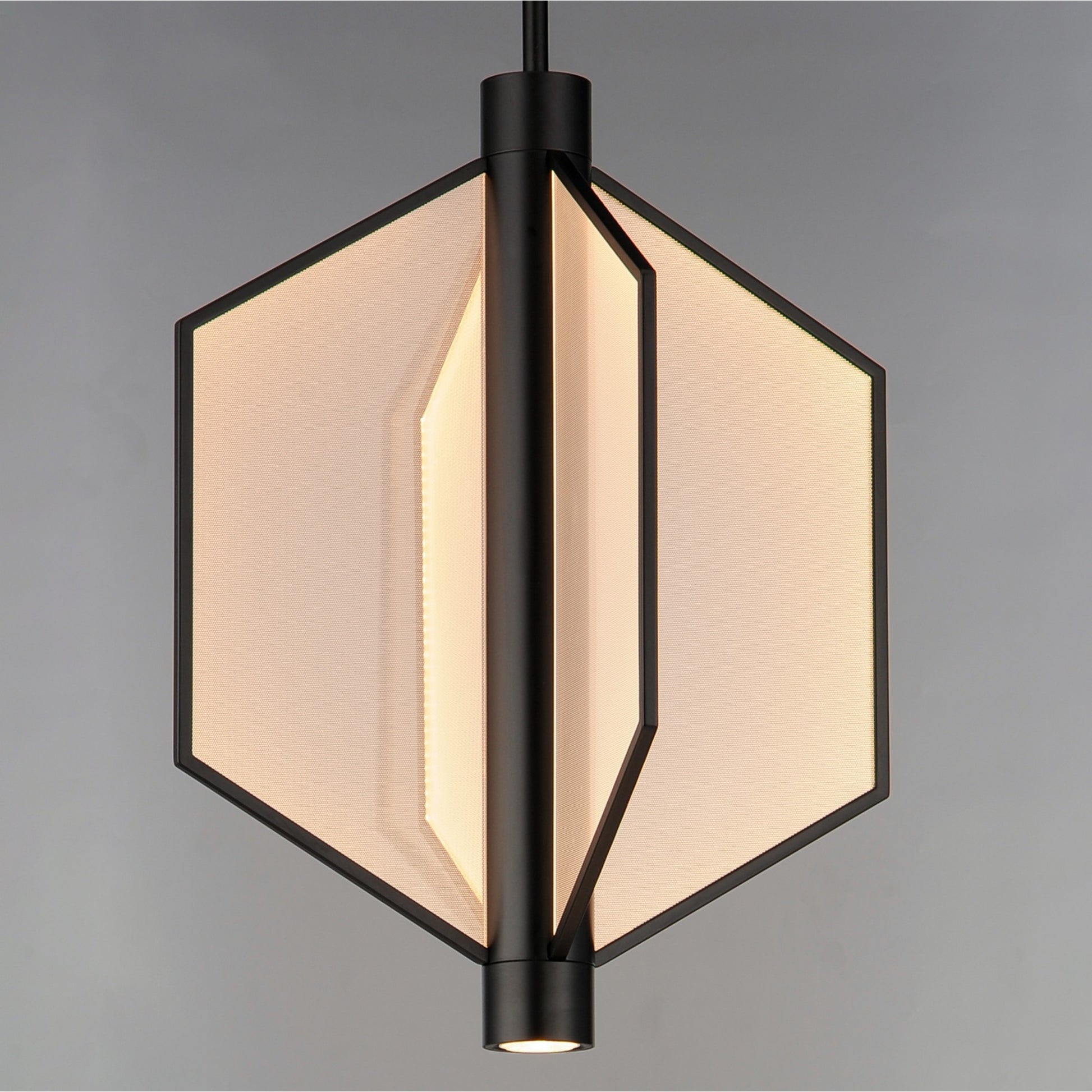 Telstar 24" Medium LED Pendant, Black Finish - Bees Lighting
