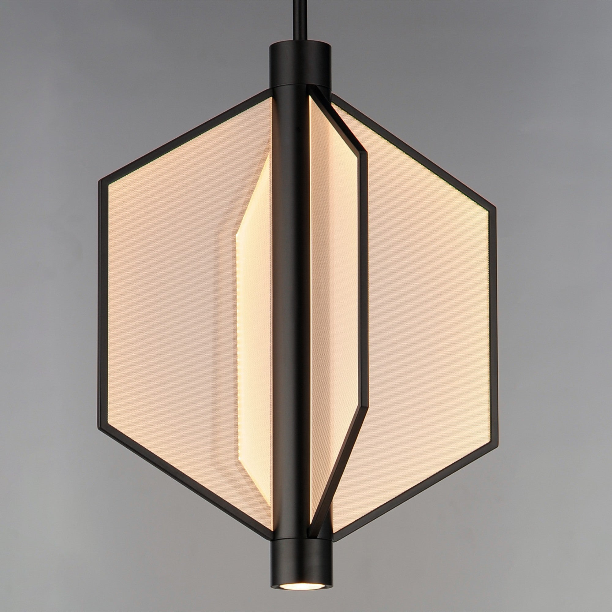 Telstar 24" Medium LED Pendant, Black Finish - Bees Lighting