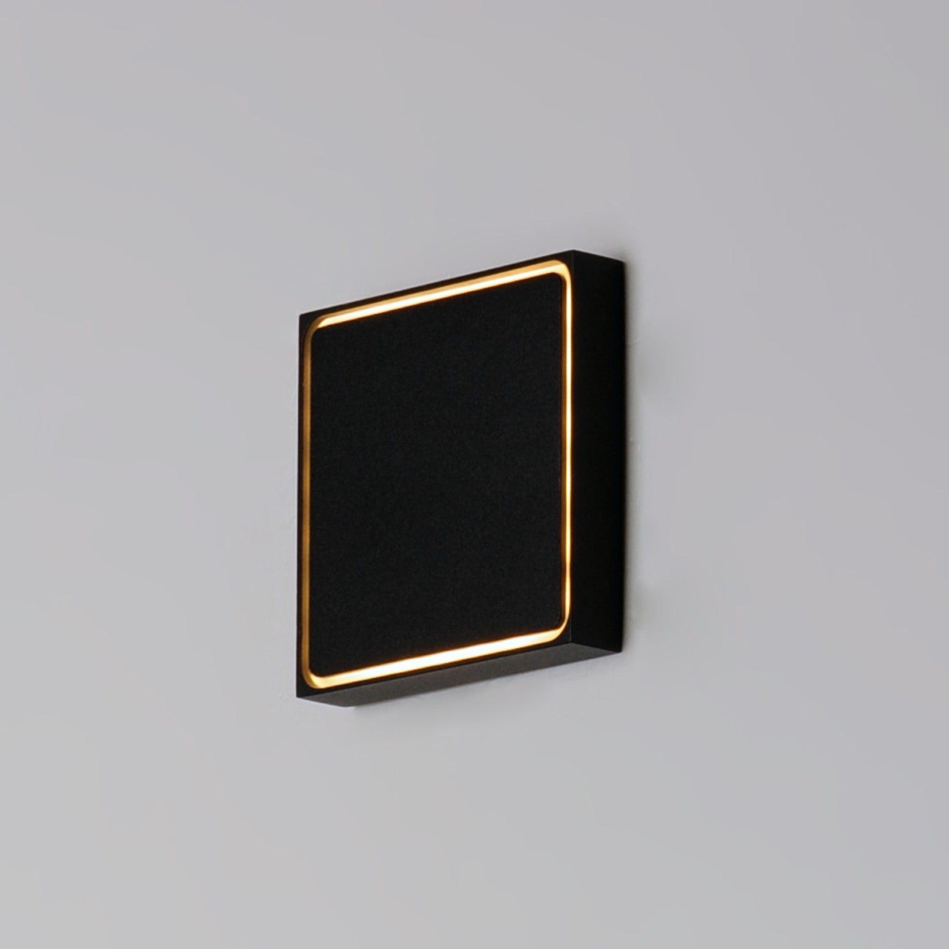 Alumilux Outline 5" LED Outdoor Wall Sconce, Black Finish - Bees Lighting