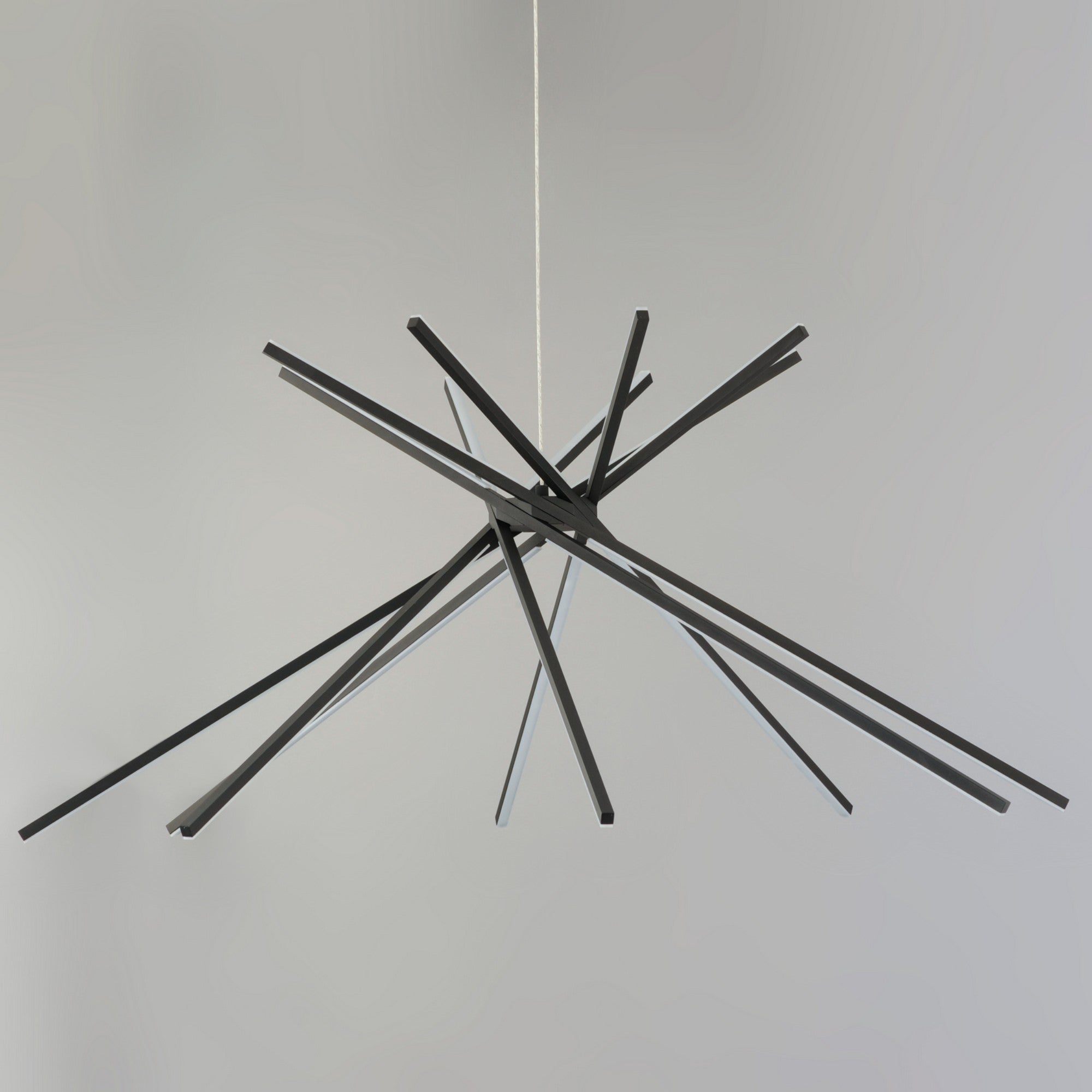 Alumilux Aster " 8-Light LED Pendant, Black Finish - Bees Lighting