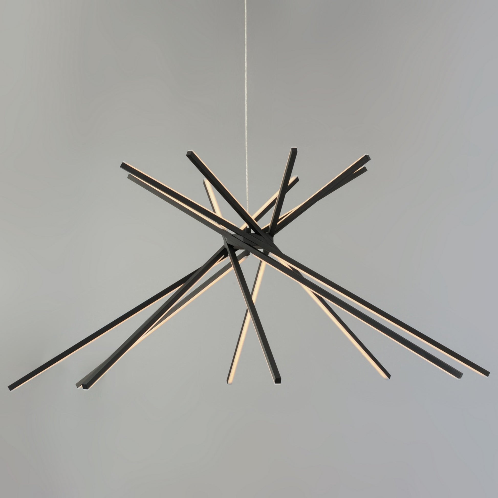 Alumilux Aster " 8-Light LED Pendant, Black Finish - Bees Lighting