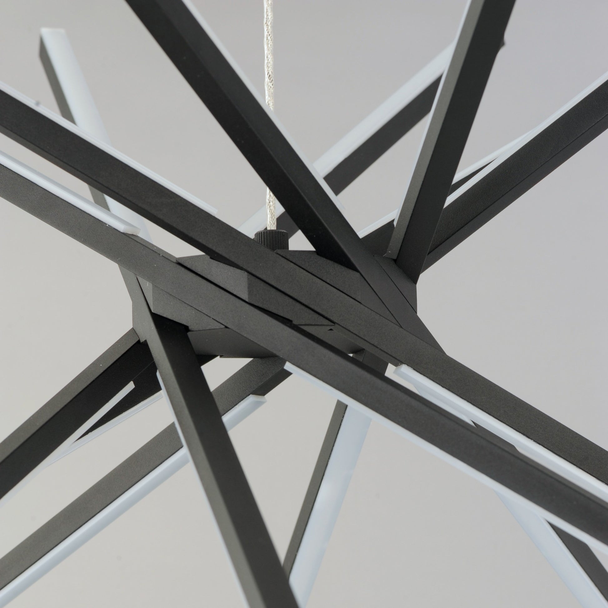 Alumilux Aster " 8-Light LED Pendant, Black Finish - Bees Lighting