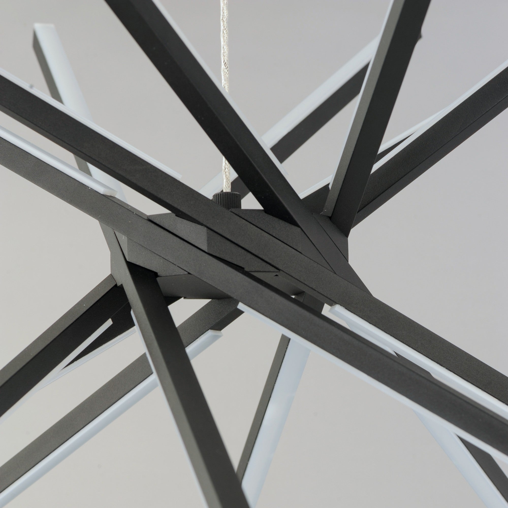 Alumilux Aster " 8-Light LED Pendant, Black Finish - Bees Lighting