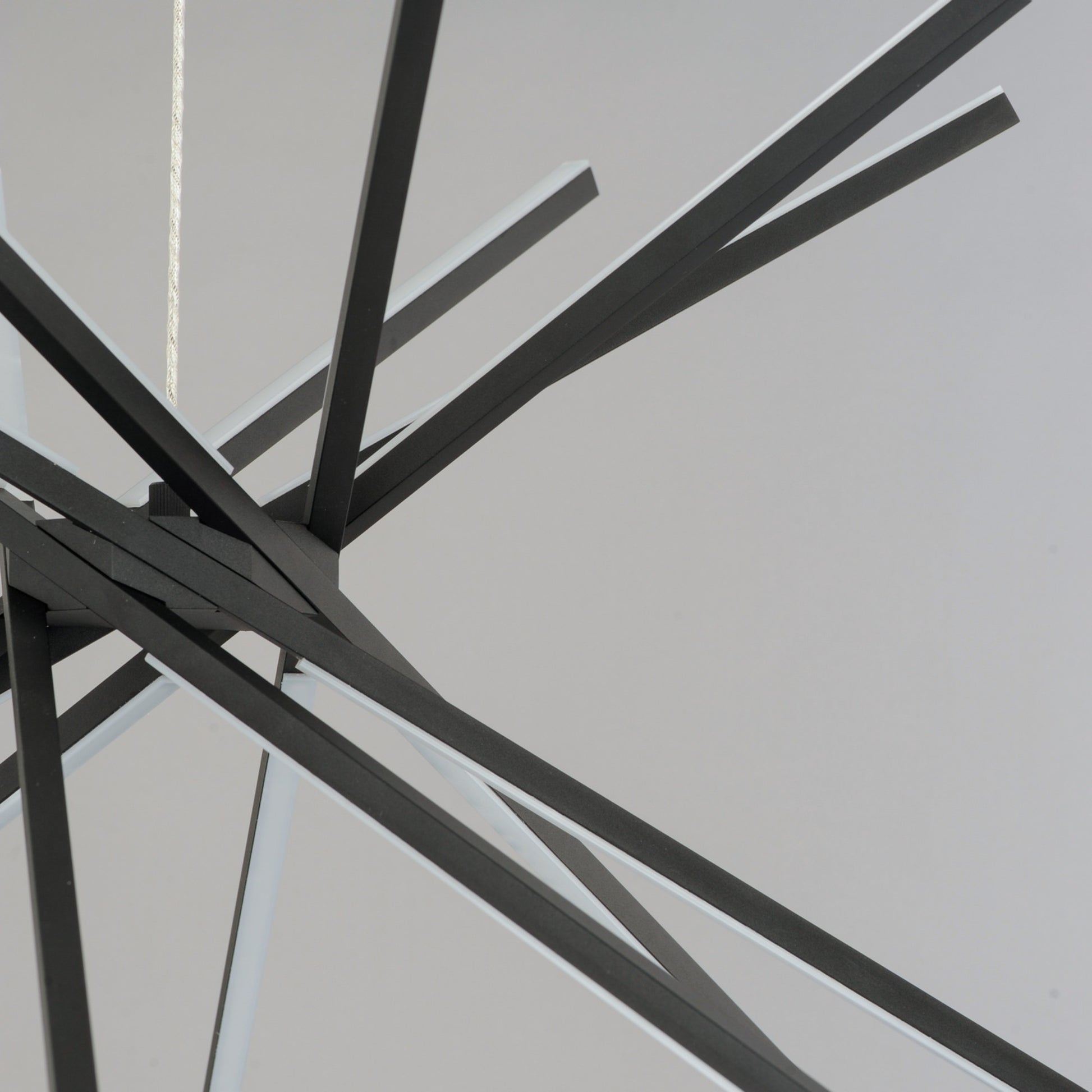 Alumilux Aster " 8-Light LED Pendant, Black Finish - Bees Lighting