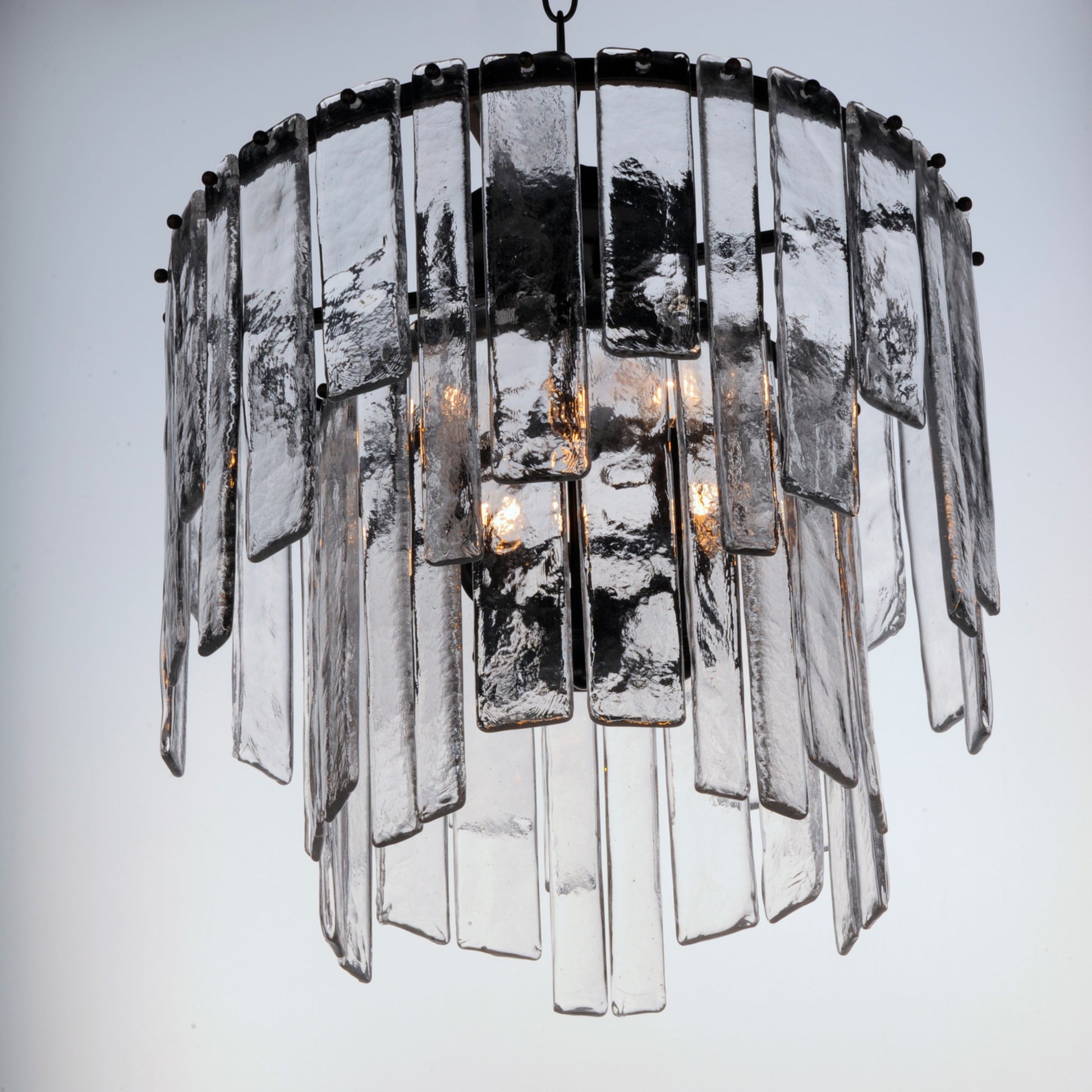 Warren 18" 4-Light Convertible Pendant, Dark Bronze Finish - Bees Lighting