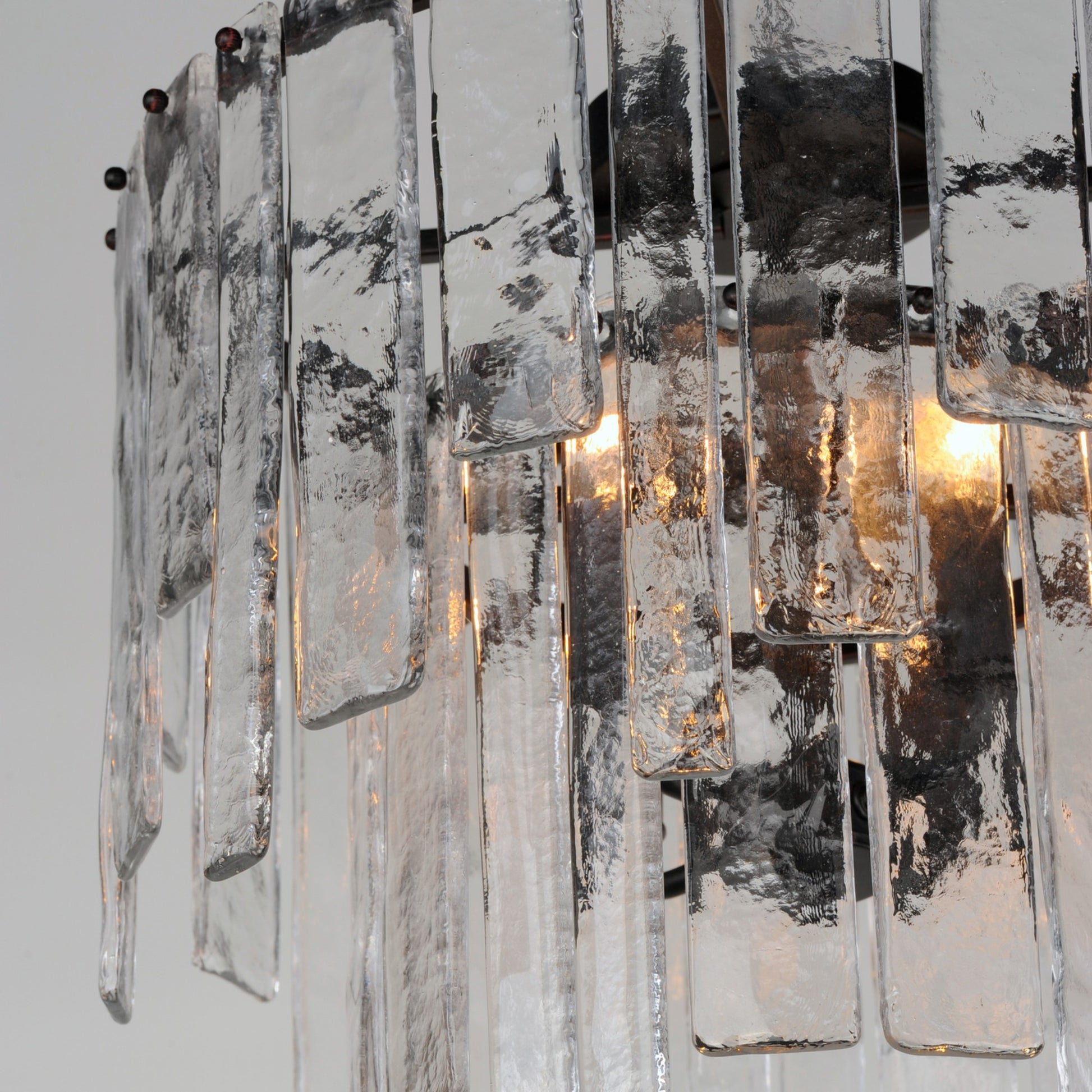 Warren 18" 4-Light Convertible Pendant, Dark Bronze Finish - Bees Lighting