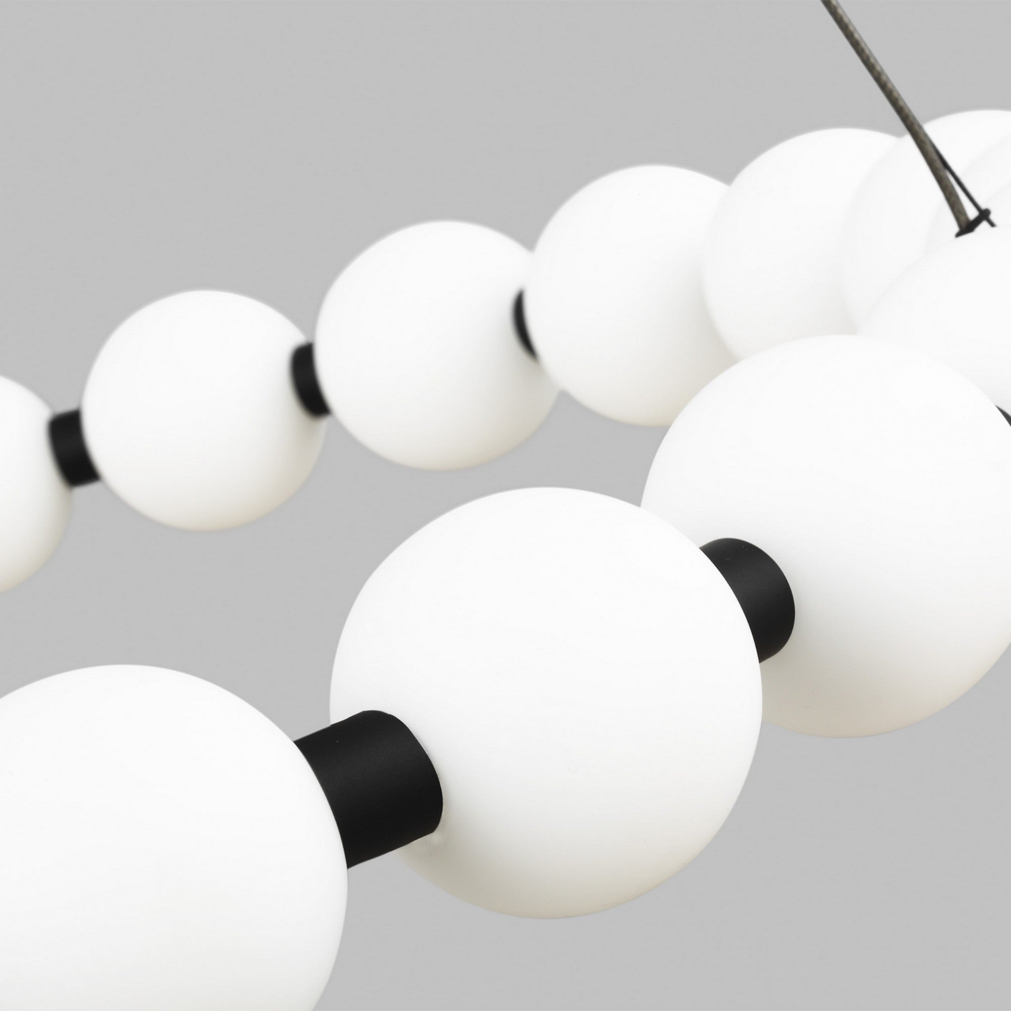 Orbet 30" Chandelier, Nightshade Black Finish - Bees Lighting