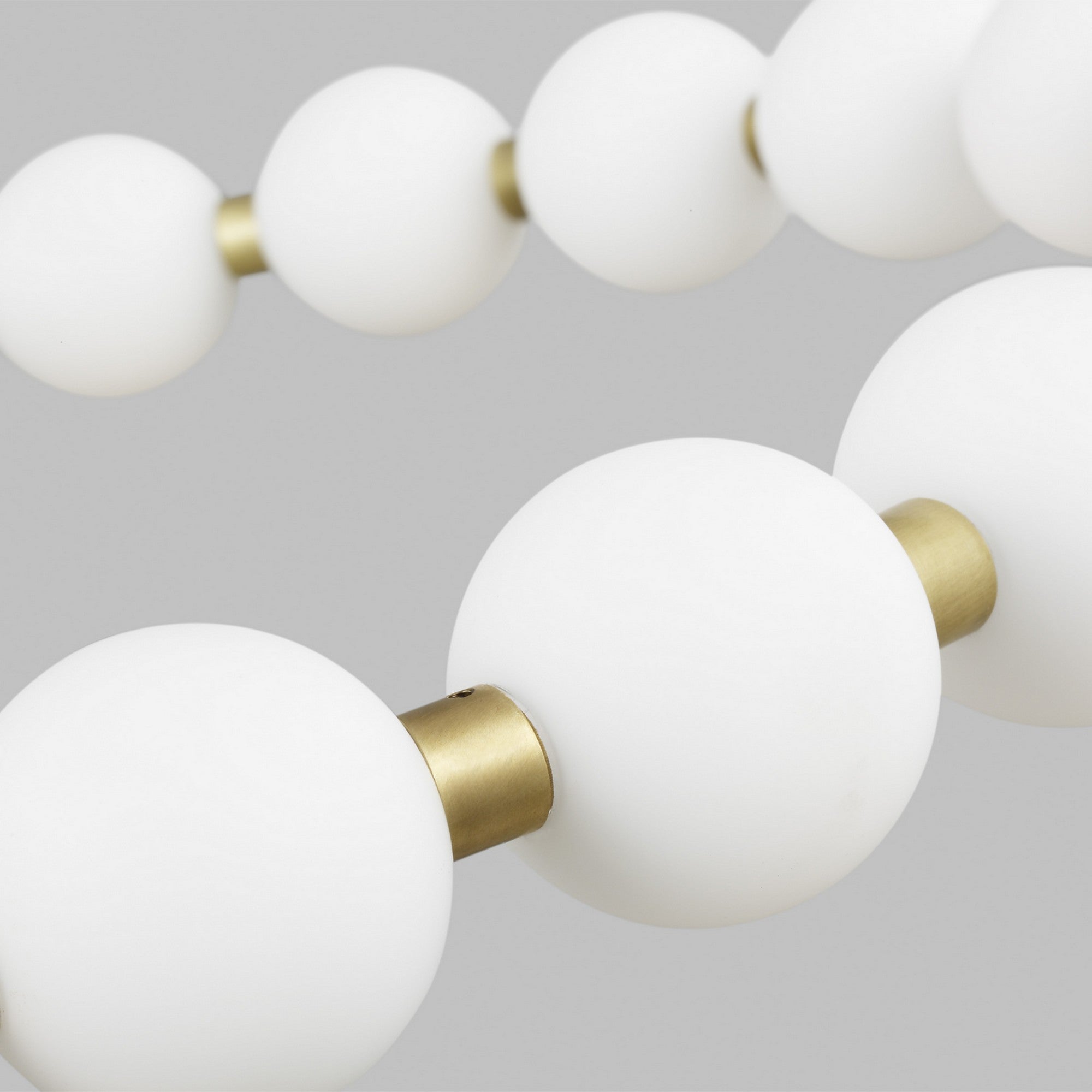 Orbet 30" Chandelier, Natural Brass Finish - Bees Lighting