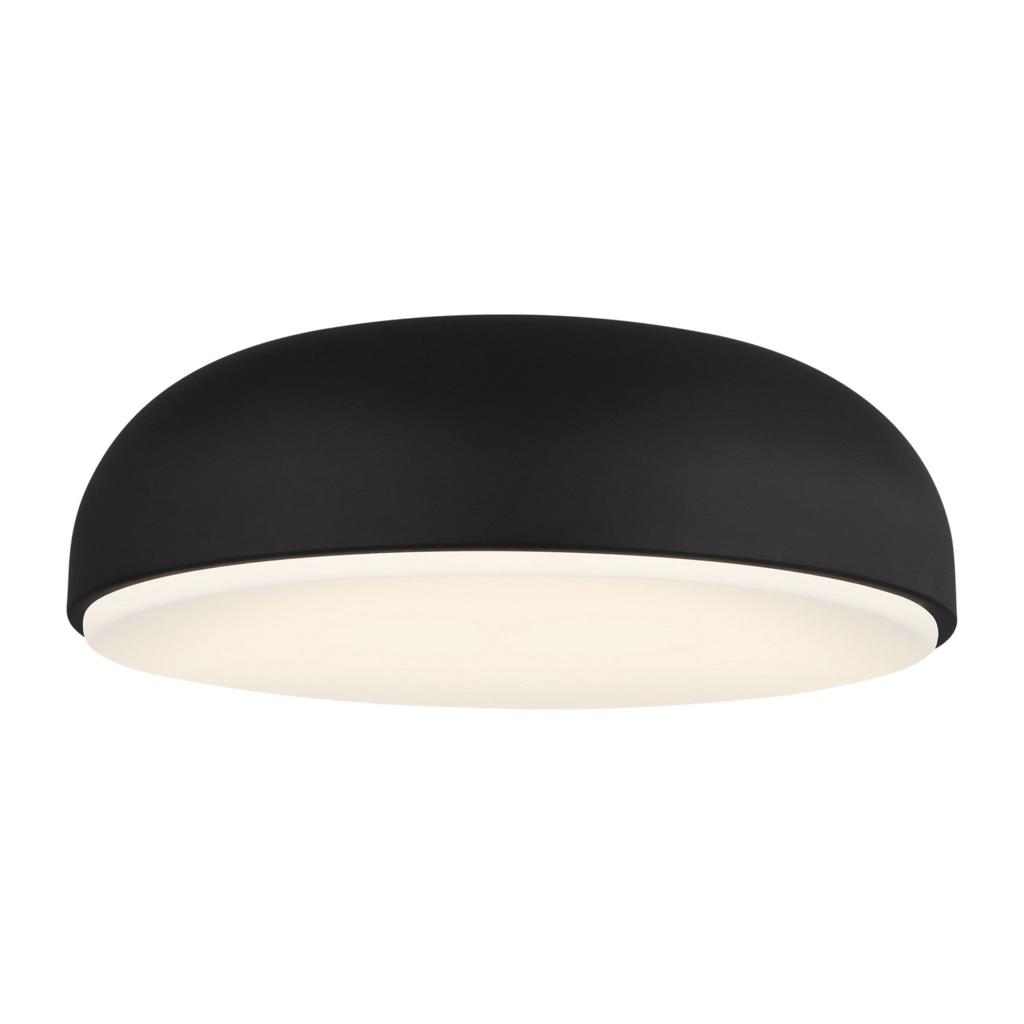 Kosa 13" LED Flush Mount, 277V, Nightshade Black Finish - Bees Lighting