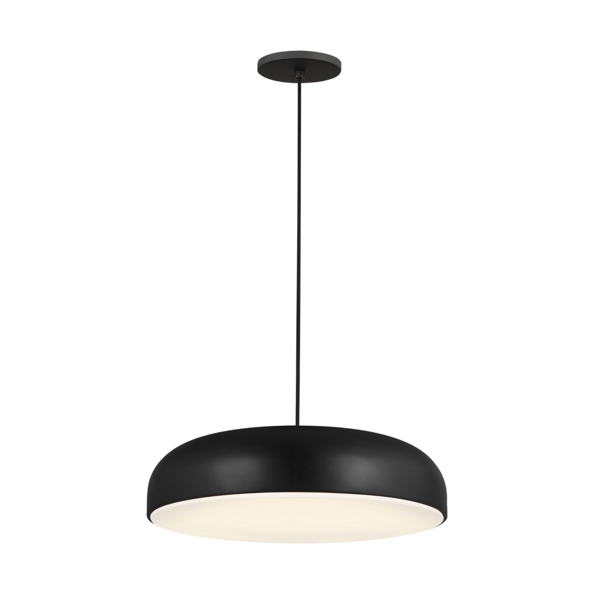 Kosa 18" LED Pendant, Nightshade Black Finish - Bees Lighting
