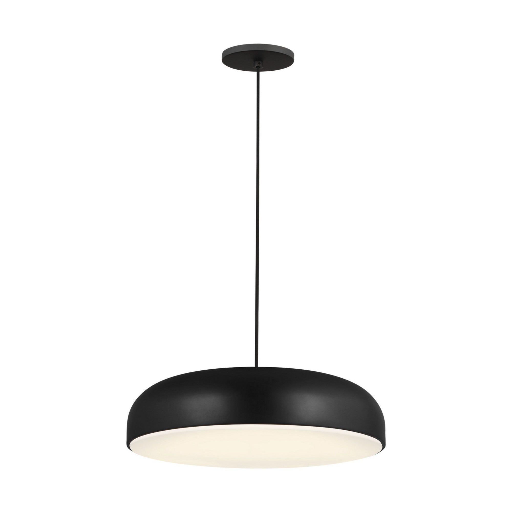 Kosa 18" LED Pendant, Nightshade Black Finish - Bees Lighting