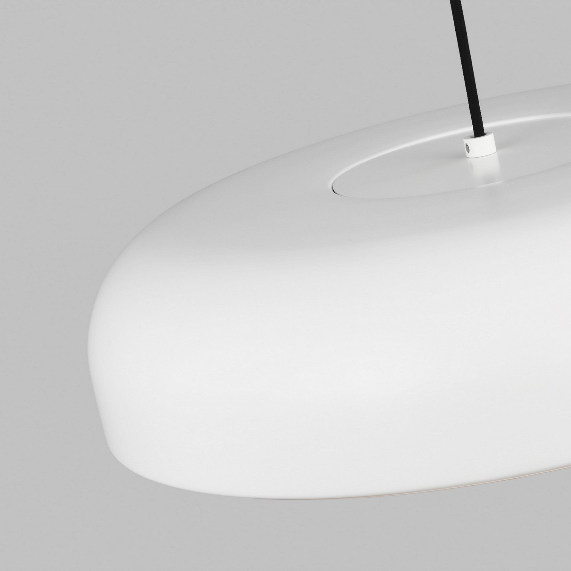 Kosa 18" LED Pendant, Matte White Finish - Bees Lighting