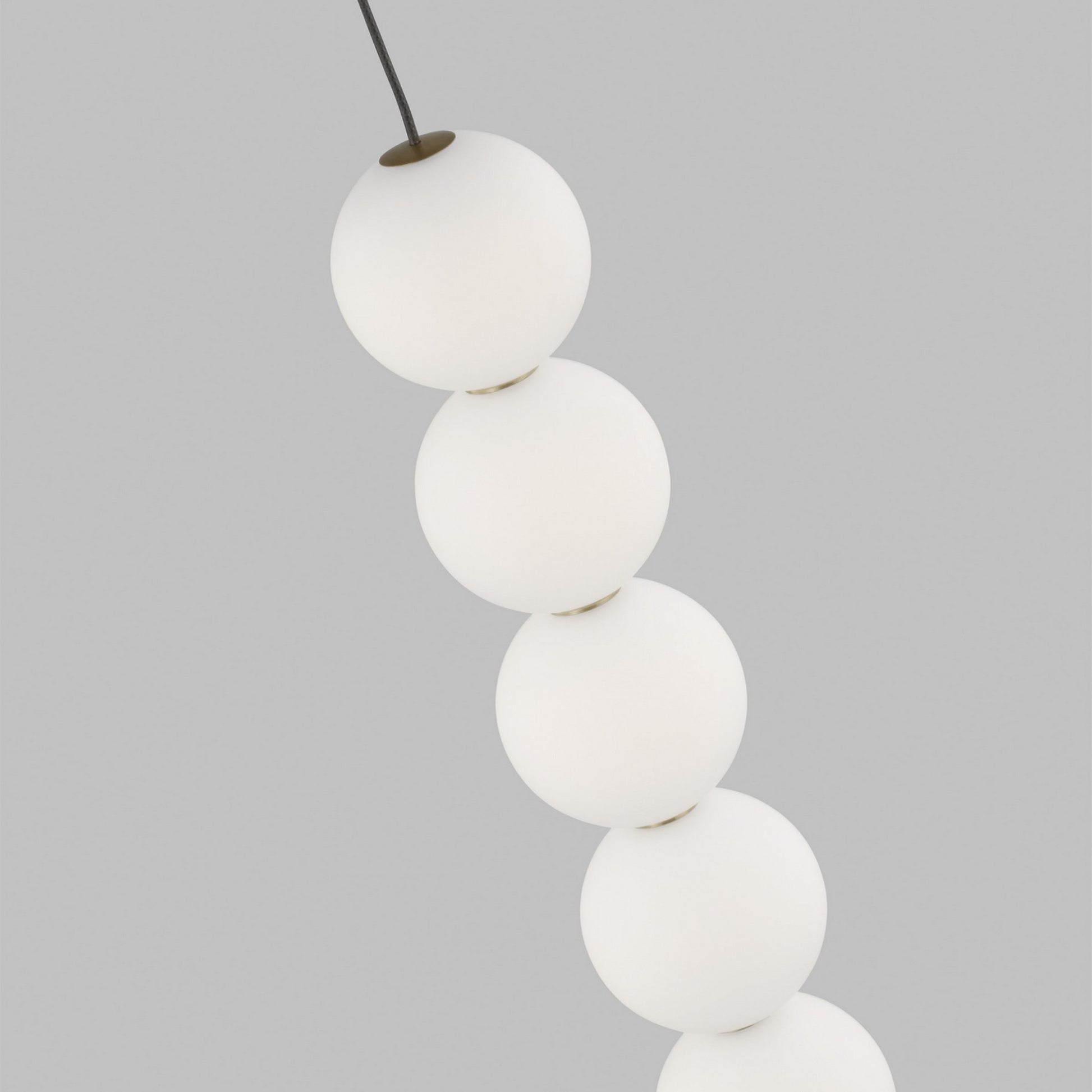 Orbet 5-Light Pendant, Natural Brass Finish - Bees Lighting