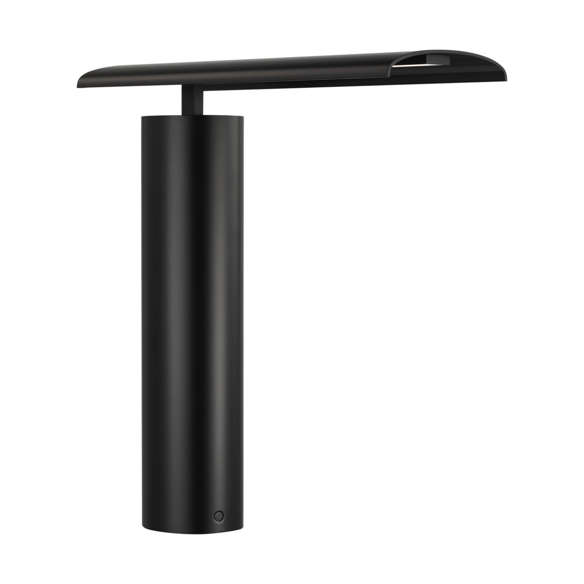 Kadia 16" LED Table Lamp, 120-240V, Nightshade Black Finish - Bees Lighting