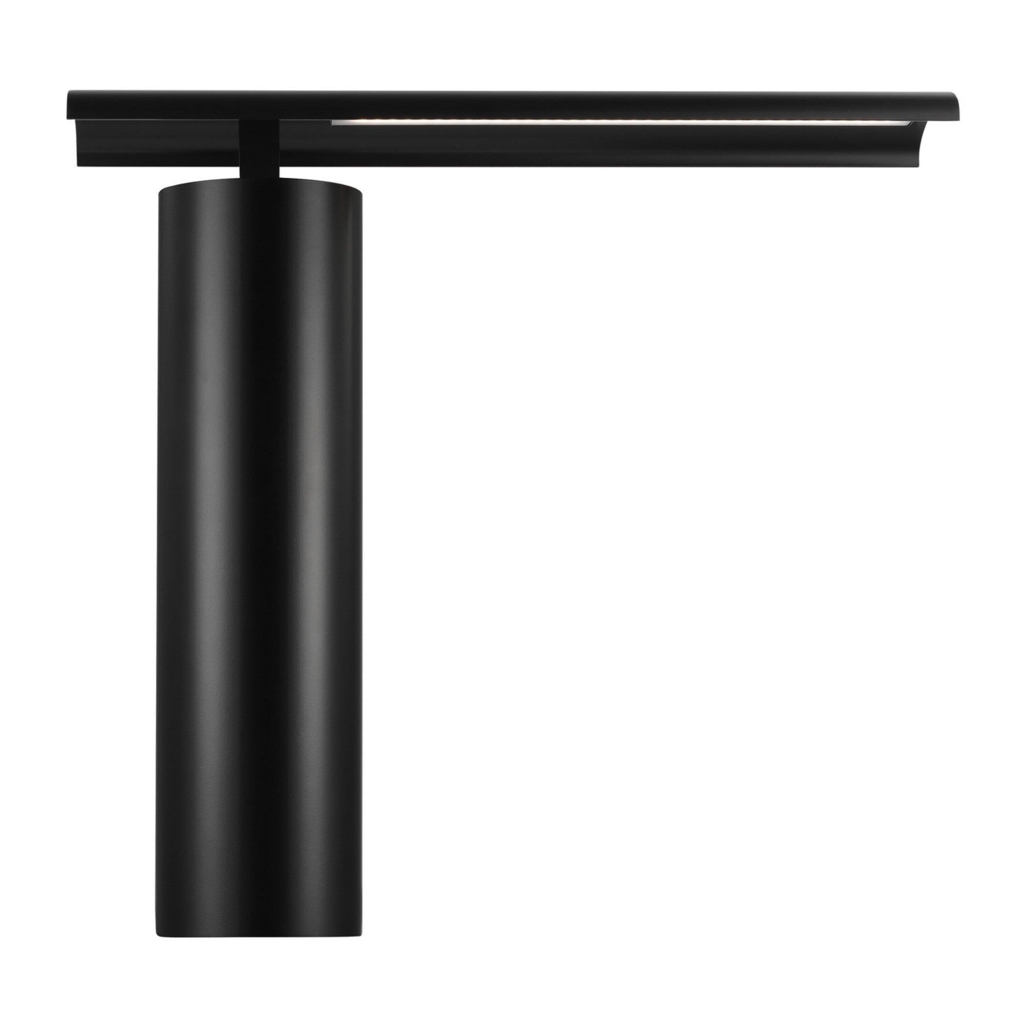Kadia 16" LED Table Lamp, 120-240V, Nightshade Black Finish - Bees Lighting
