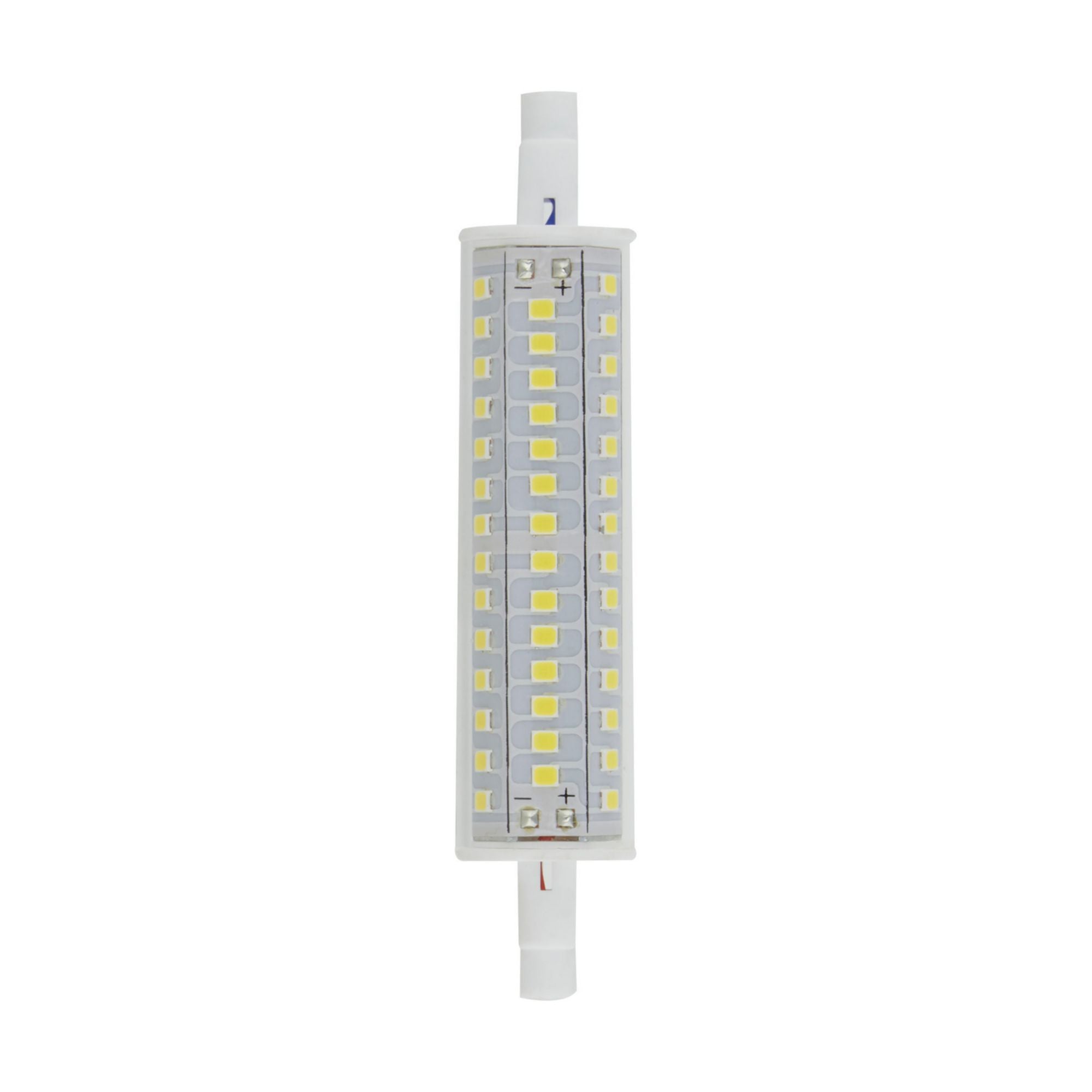 J-Type T3 Mini LED Bulb, 10 Watts, 1100 Lumens, 3000K, R7s Double Ended Base, Clear Finish, 120V - Bees Lighting