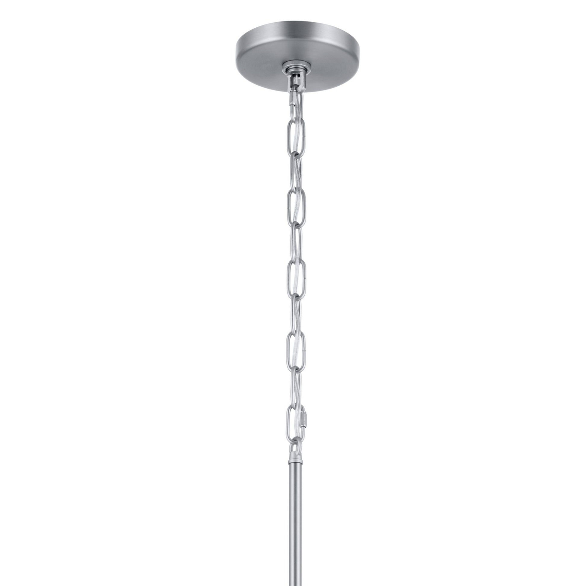 Stamos 24" 5-Light Chandelier, Brushed Nickel Finish - Bees Lighting