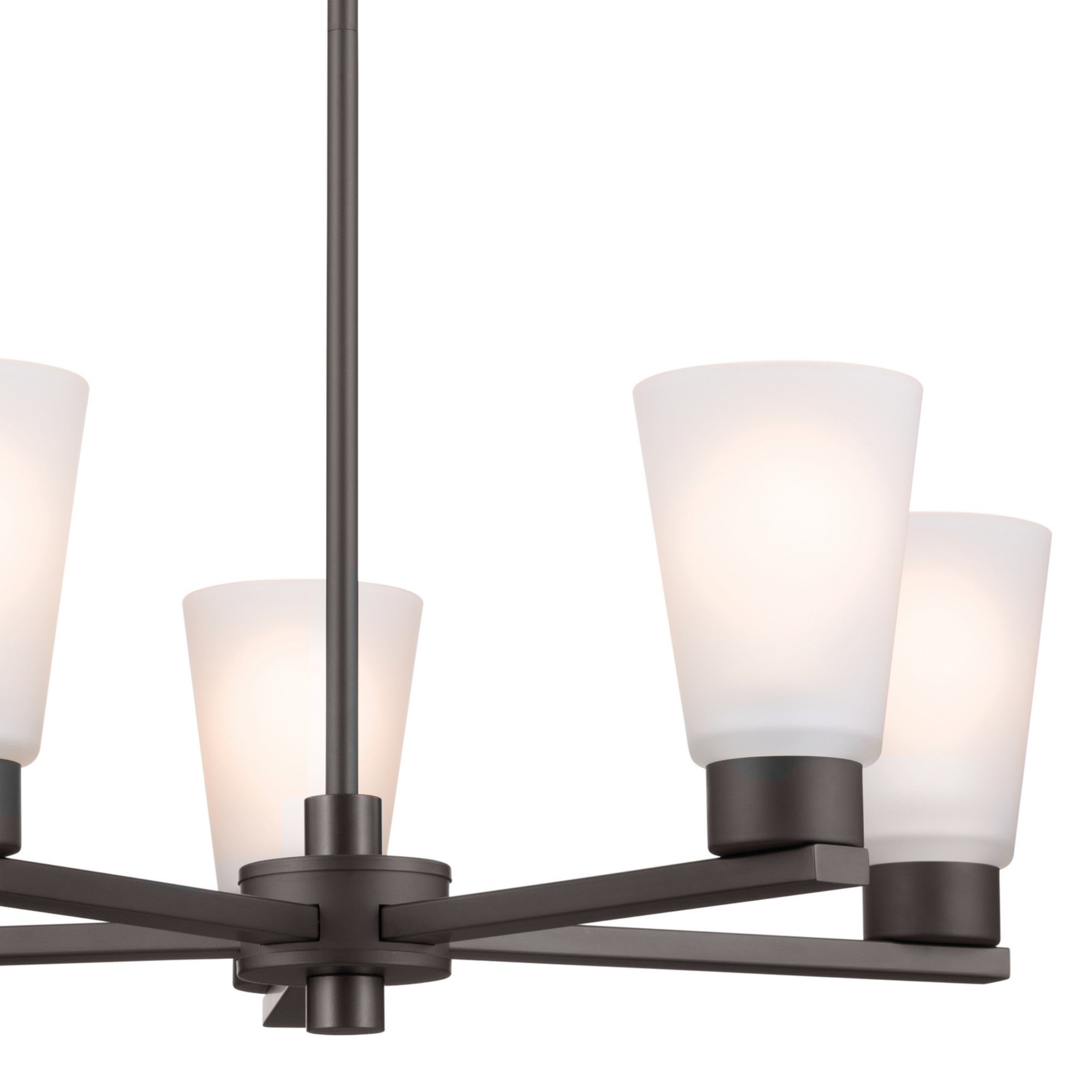 Stamos 24" 5-Light Chandelier, Olde Bronze Finish - Bees Lighting