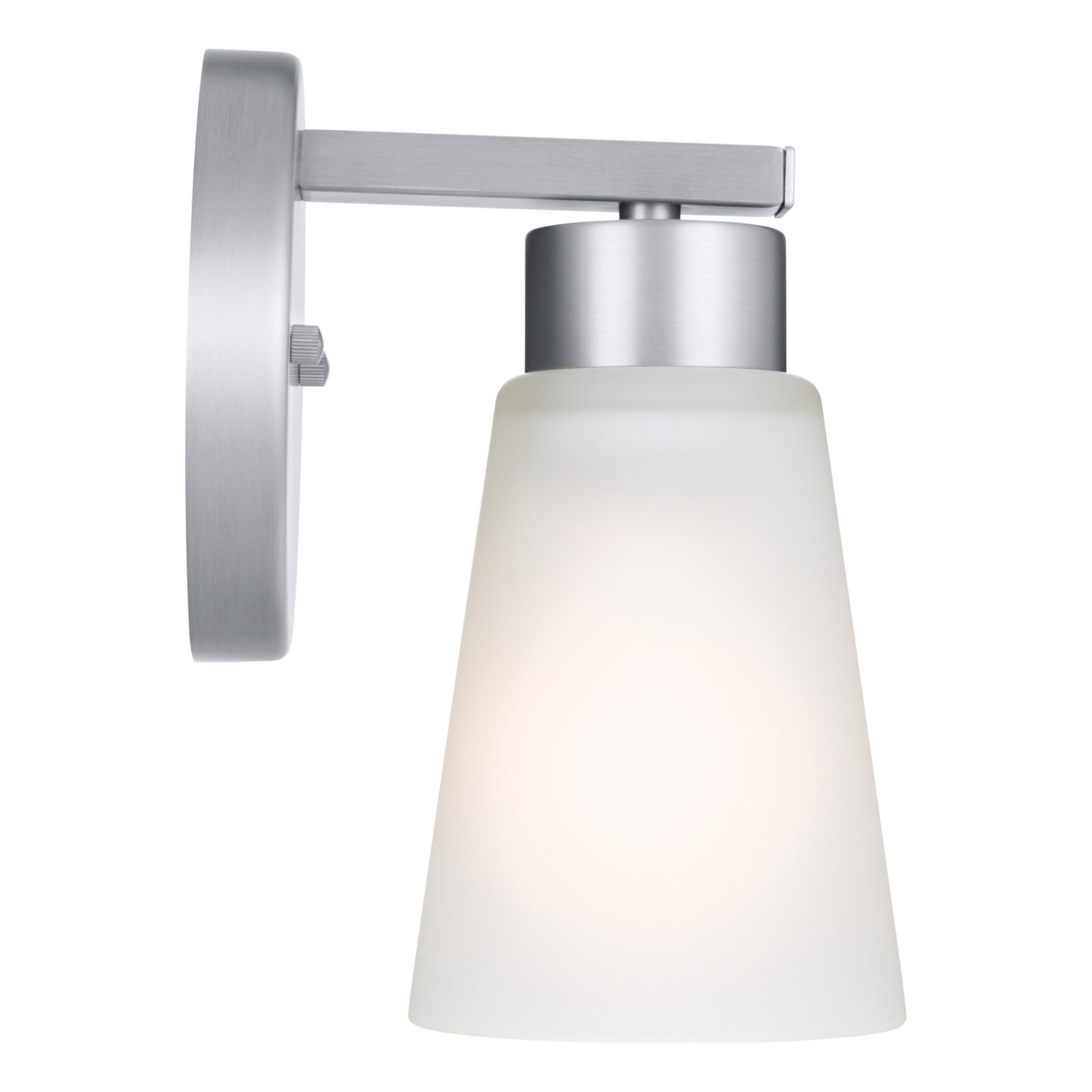 Stamos 5" Wall Sconce, Brushed Nickel Finish - Bees Lighting