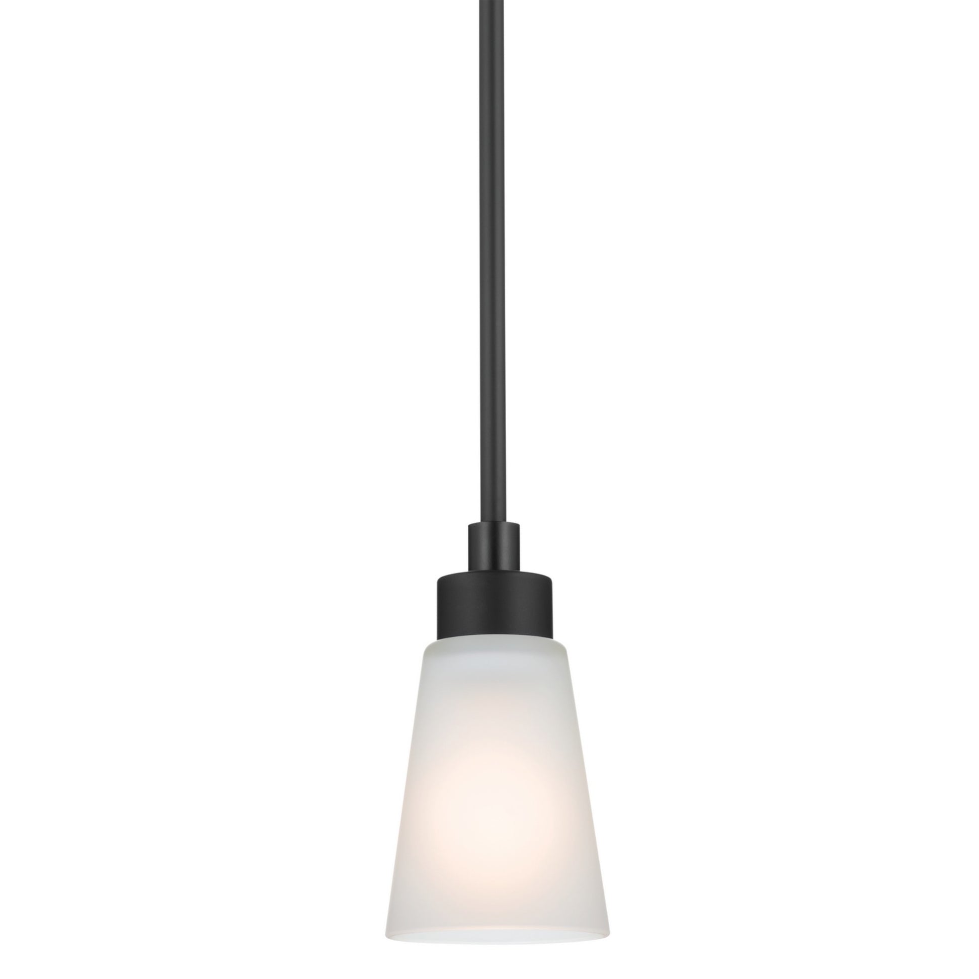 Erma 4" Mini Pendant, Black Finish - Bees Lighting
