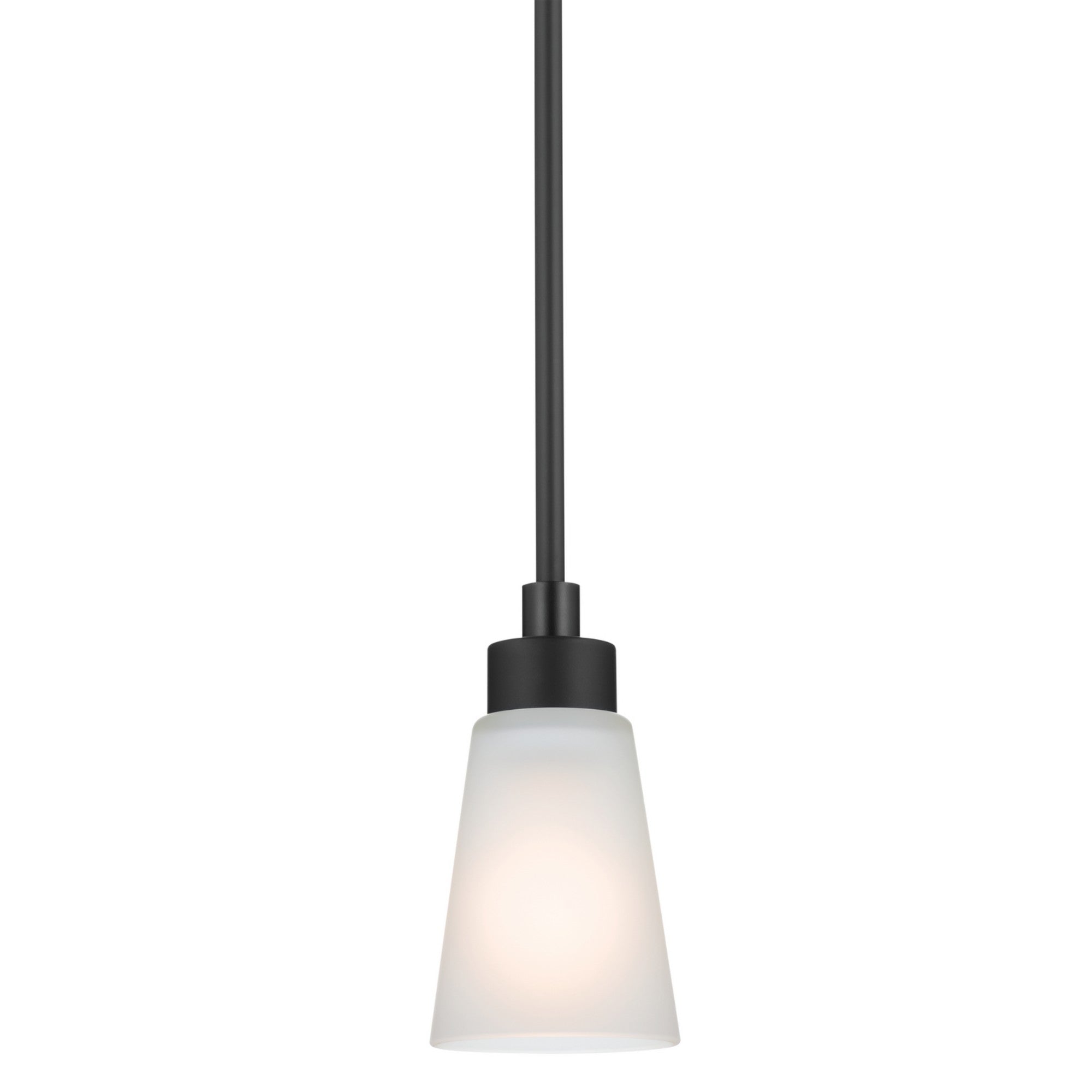 Erma 4" Mini Pendant, Black Finish - Bees Lighting