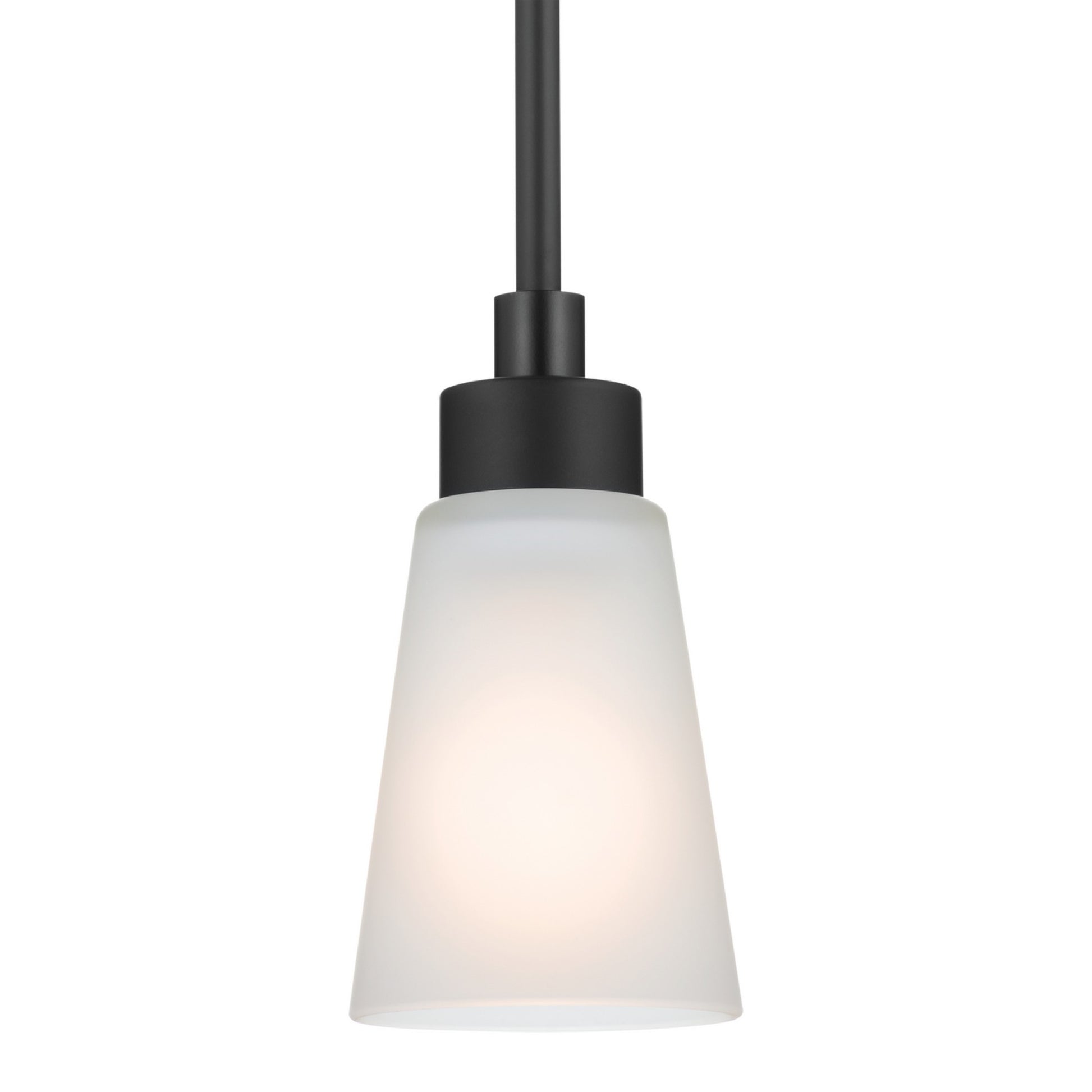 Erma 4" Mini Pendant, Black Finish - Bees Lighting