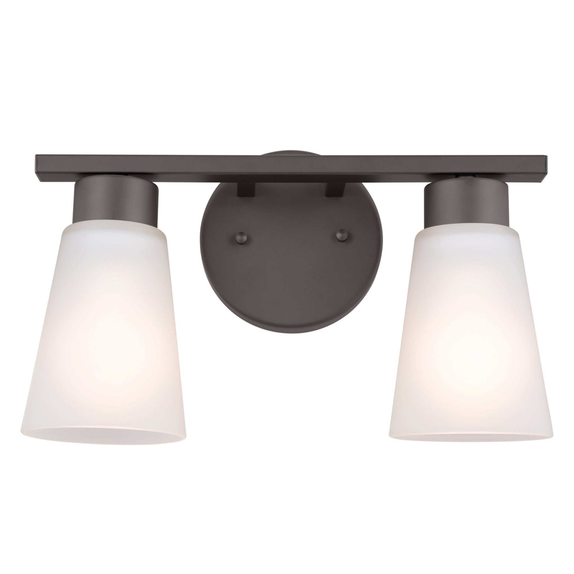 Stamos 13" 2-Light Bath Vanity Light, Olde Bronze Finish - Bees Lighting