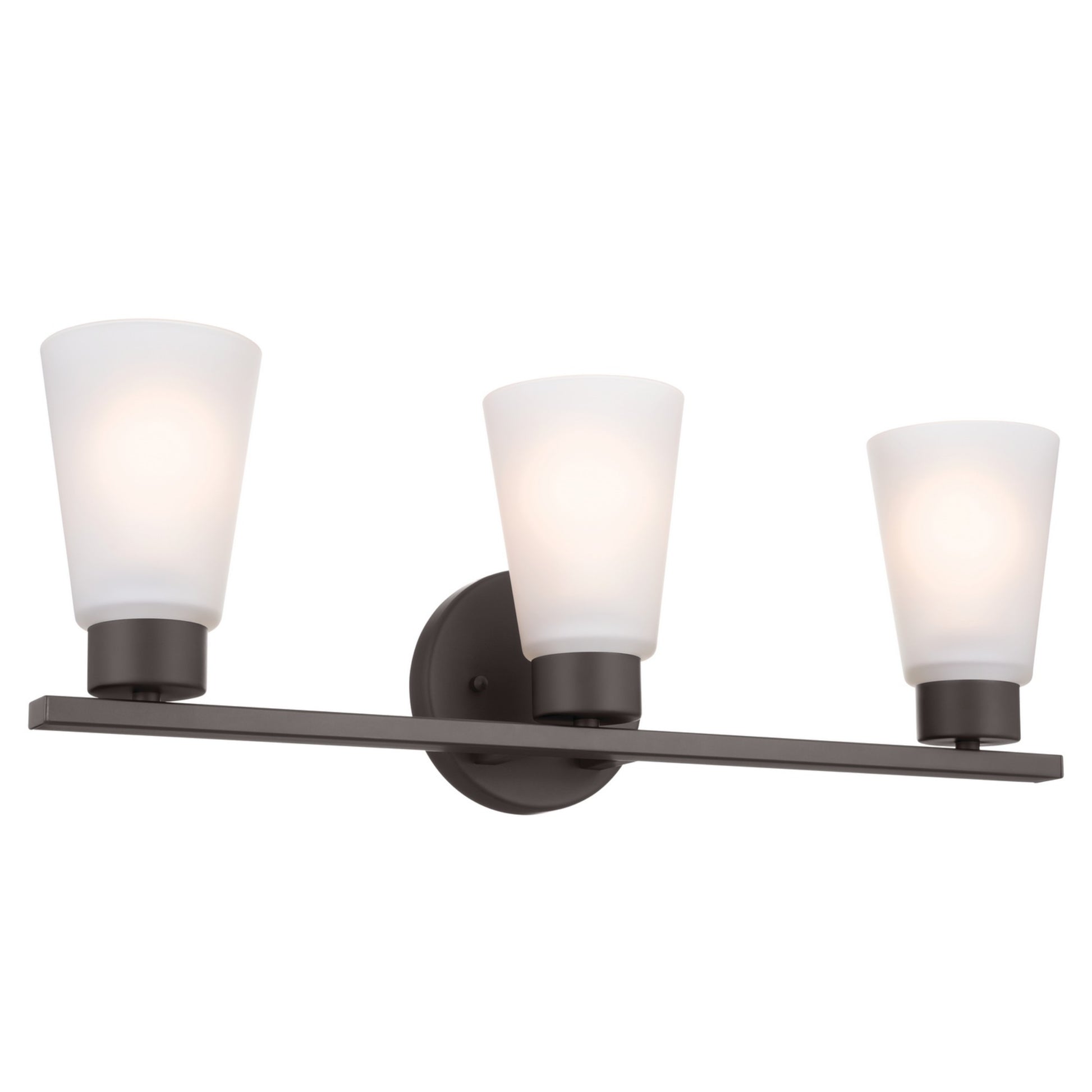 Stamos 22" 3-Light Bath Vanity Light, Olde Bronze Finish - Bees Lighting