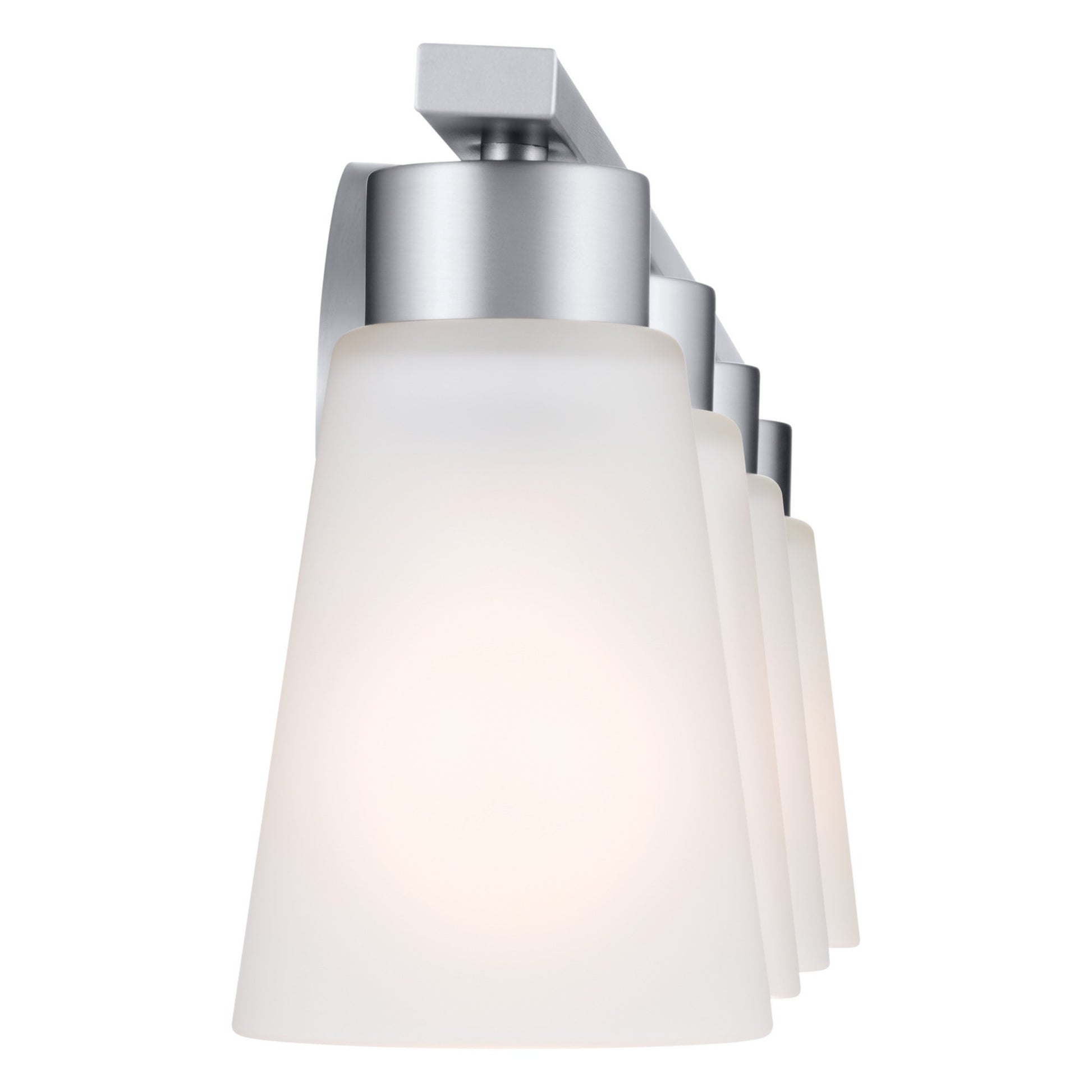 Stamos 31" 4-Light Bath Vanity Light, Brushed Nickel Finish - Bees Lighting